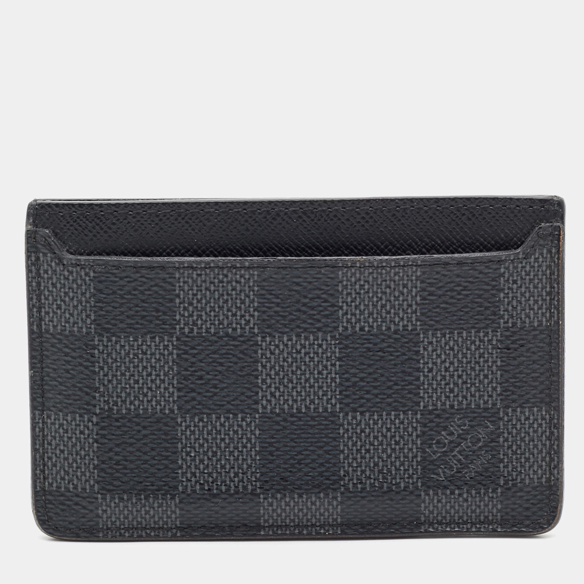 Pre Owned Louis Vuitton Damier Graphite Canvas Neo Porte Cartes Card Holder