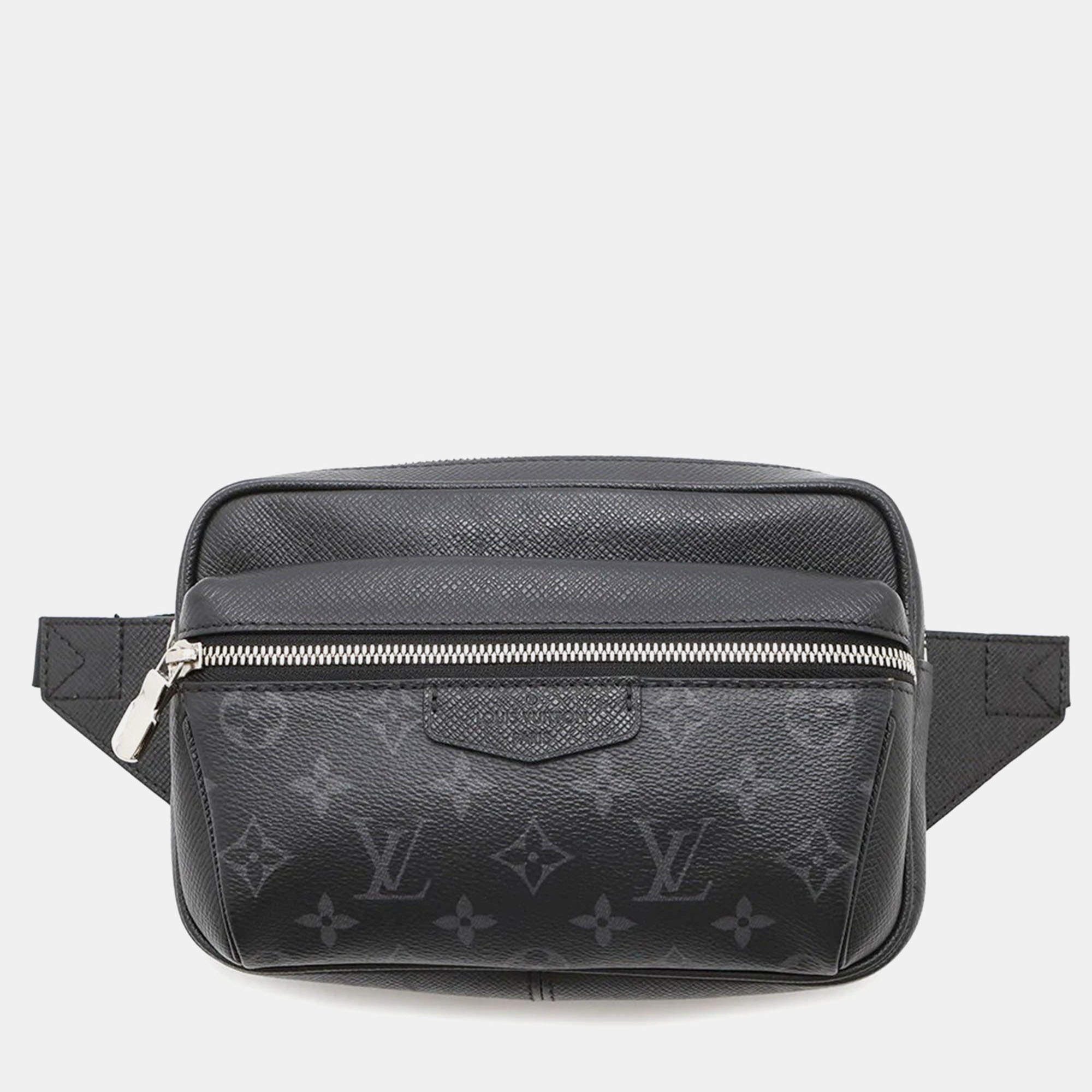 Louis Vuitton Bumbag / Outdoor Noir Monogram Eclipse Taiga Leather