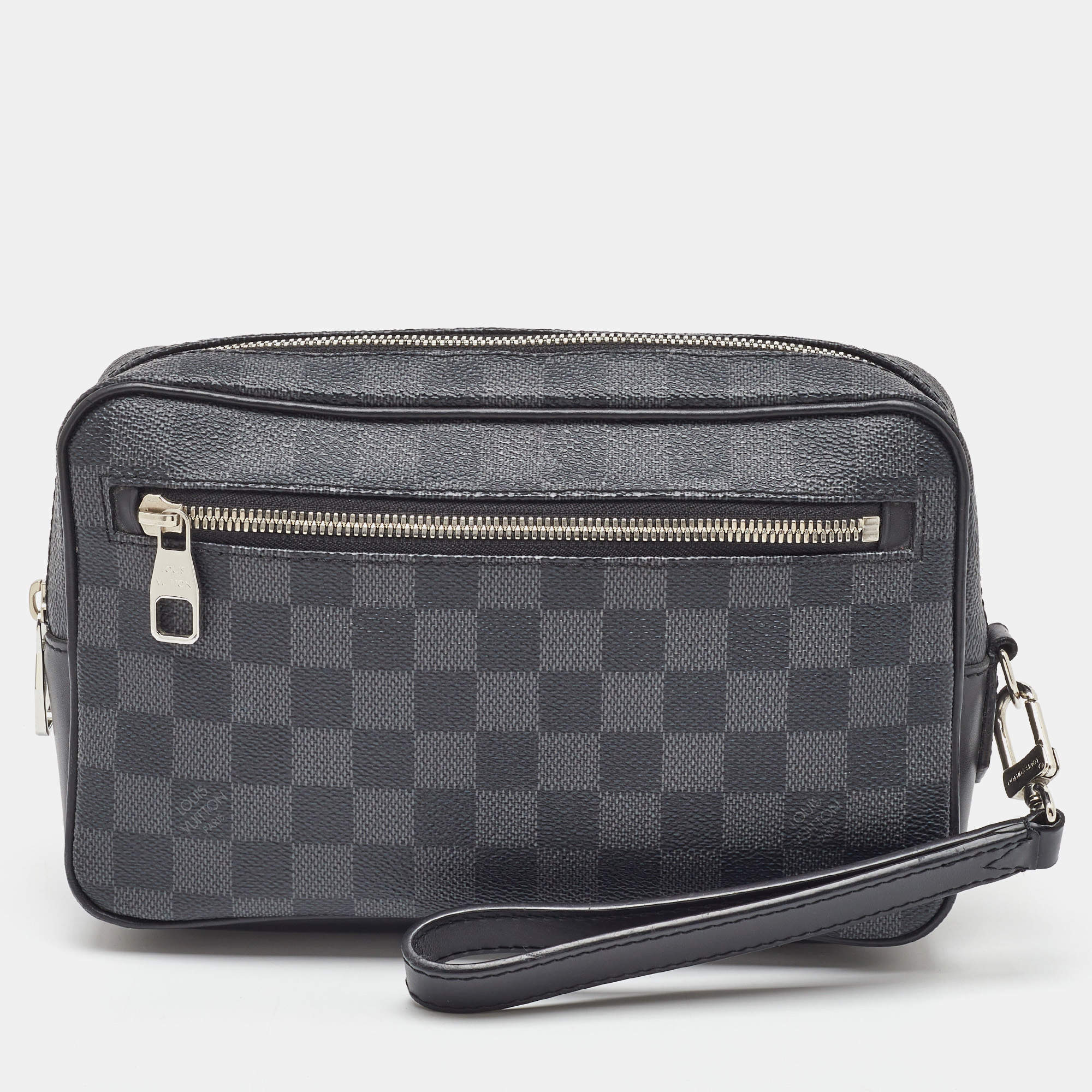 مملوكة مسبقًا حقيبة يد لوي فيتون دامير إبين قماش كاساي كلاتش