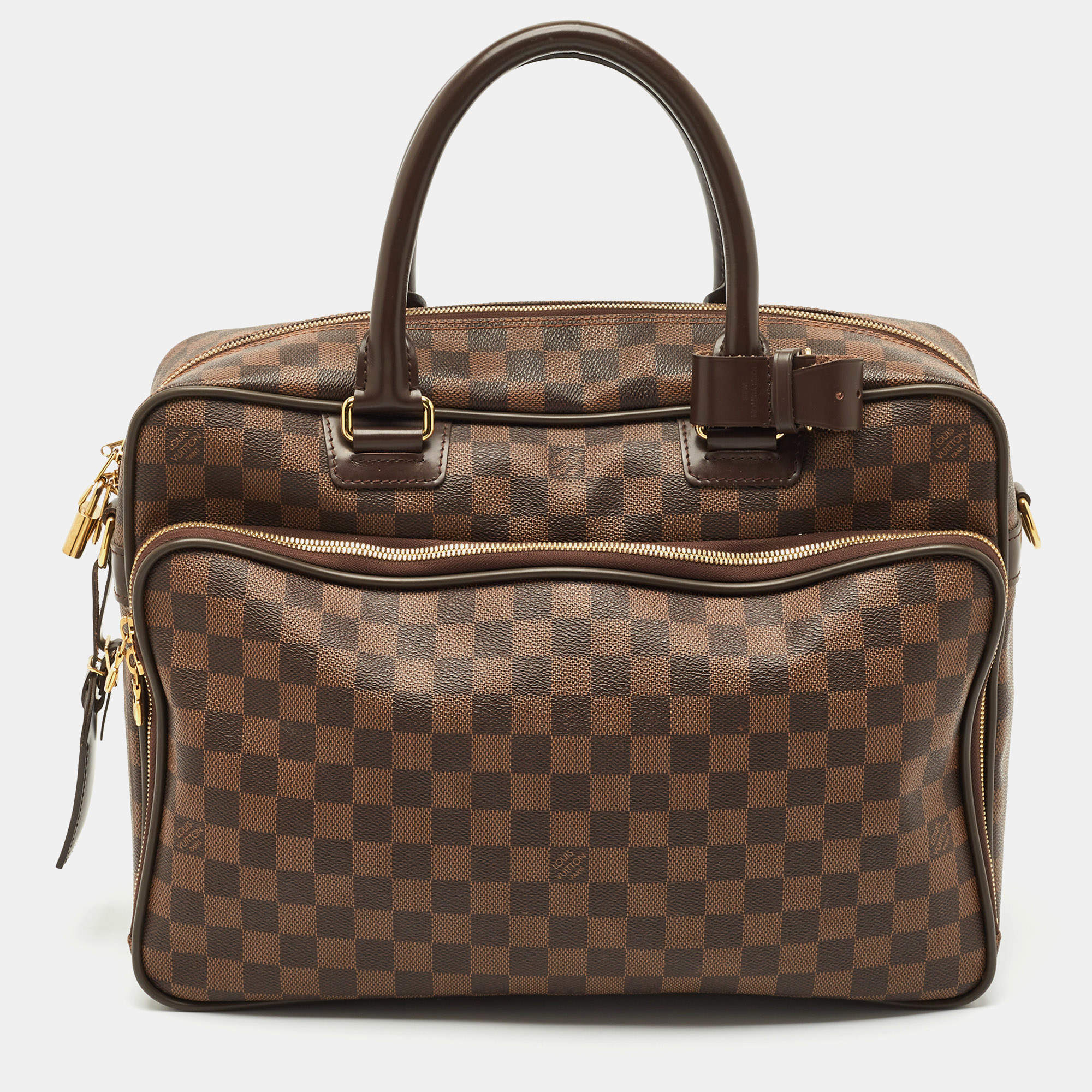 Pre Owned Louis Vuitton Damier Ebene Canvas Icare Computer Bag