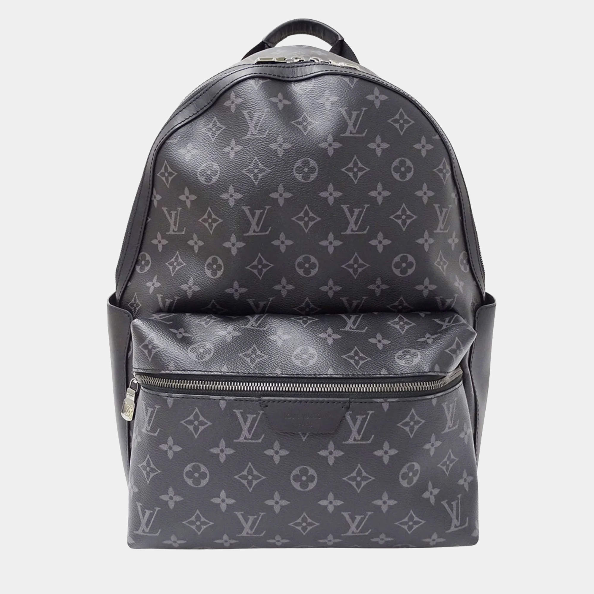 Pre Owned Louis Vuitton Discovery MM Monogram Eclipse Backpack
