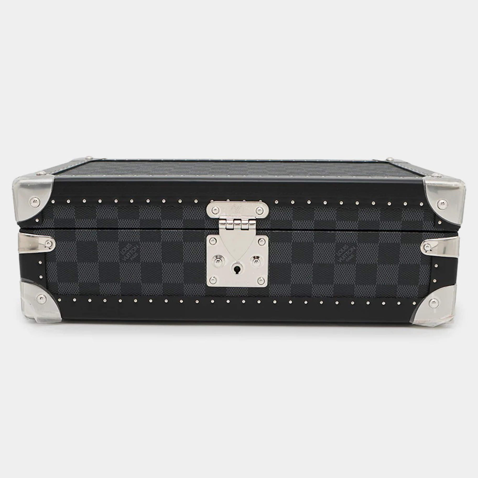 Pre Owned Louis Vuitton Coffret Damier Graphite Canvas Accessories Case