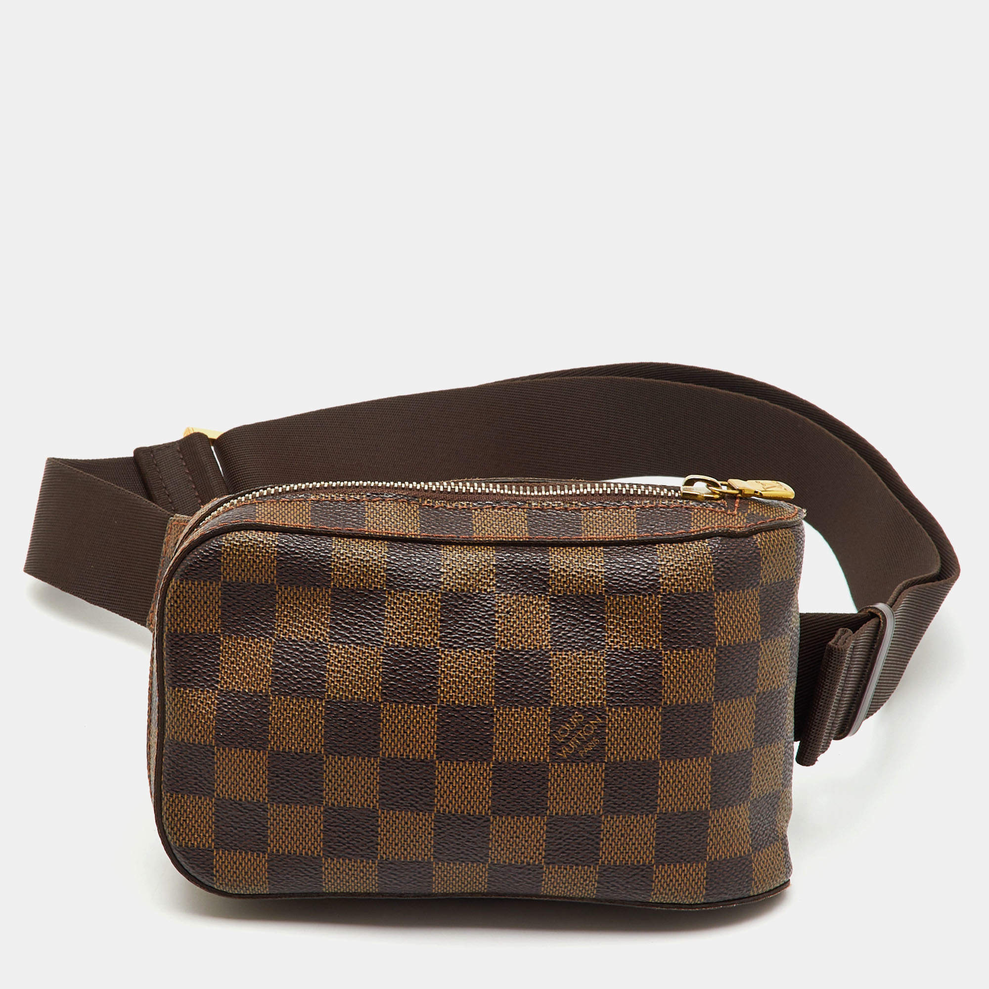 Pre Owned Louis Vuitton Damier Ebene Canvas Geronimos Belt Bag