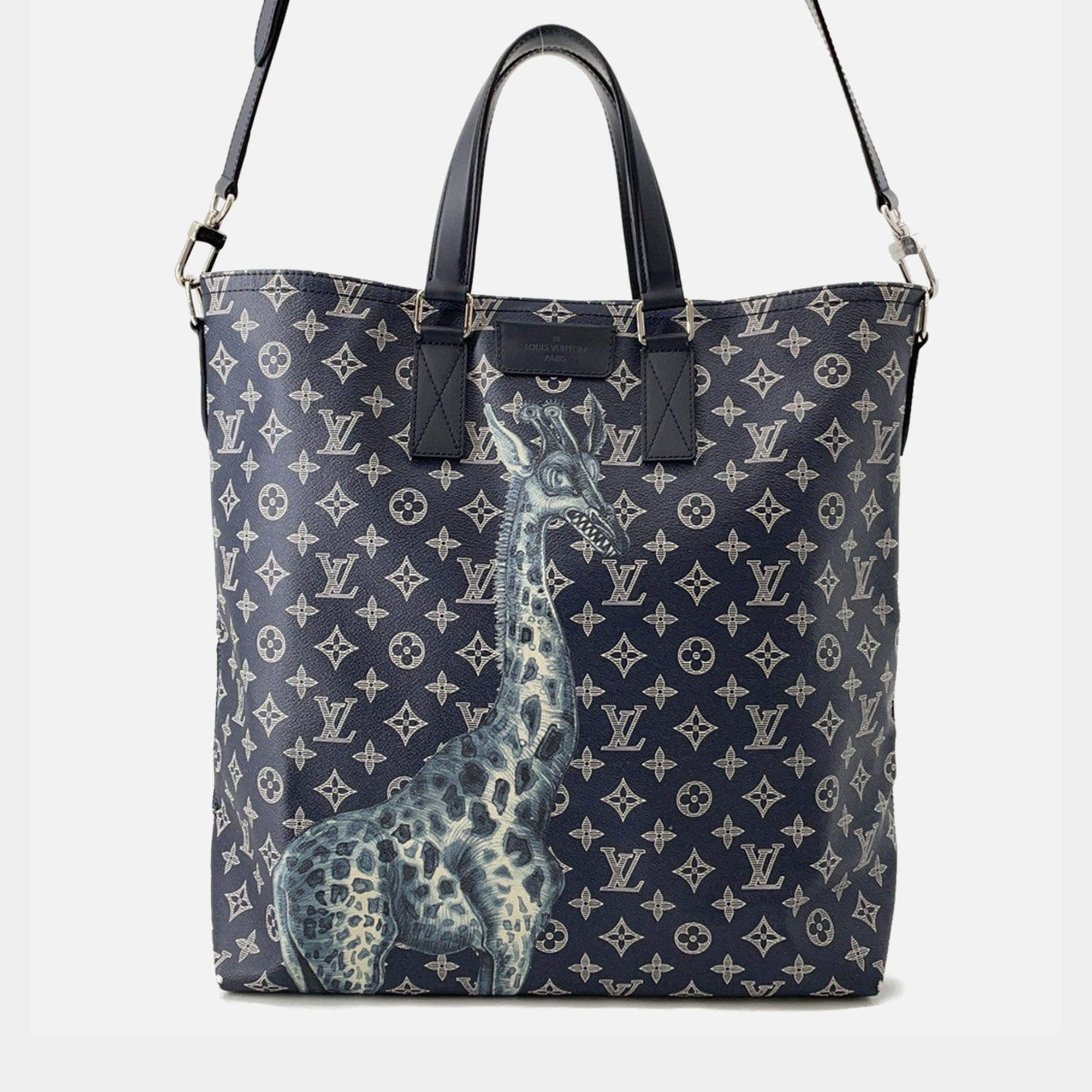 Pre Owned Louis Vuitton Tote Encre Monogram Savannah Chapman Brothers