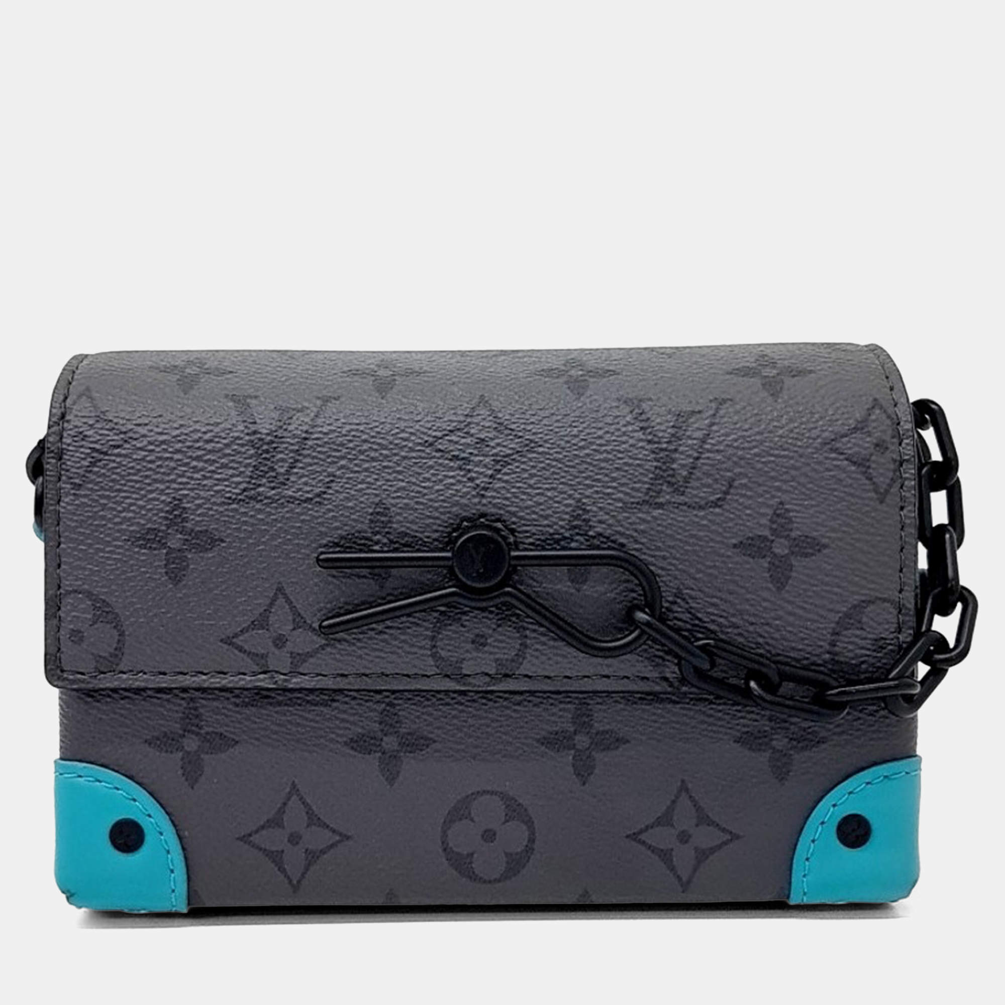 Pre Owned Louis Vuitton Grey PVC Steamer Wearable Wallet