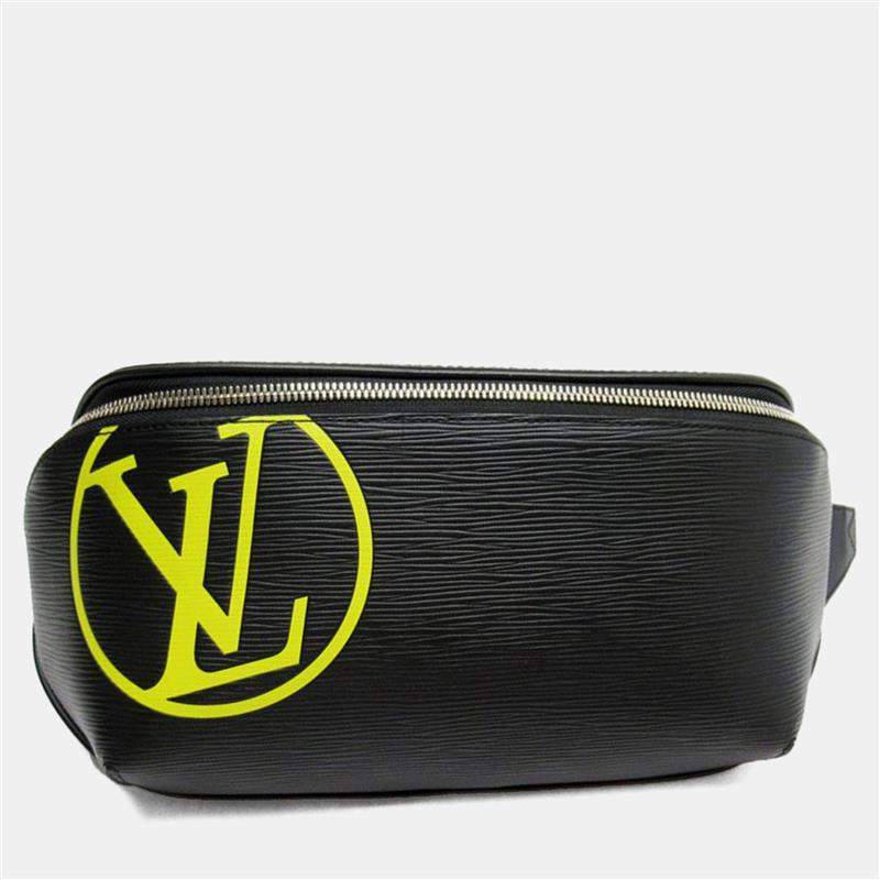 مملوكة مسبقًا Louis Vuitton Body Bag Waist Lv Circle Bum Epi Leather Noir