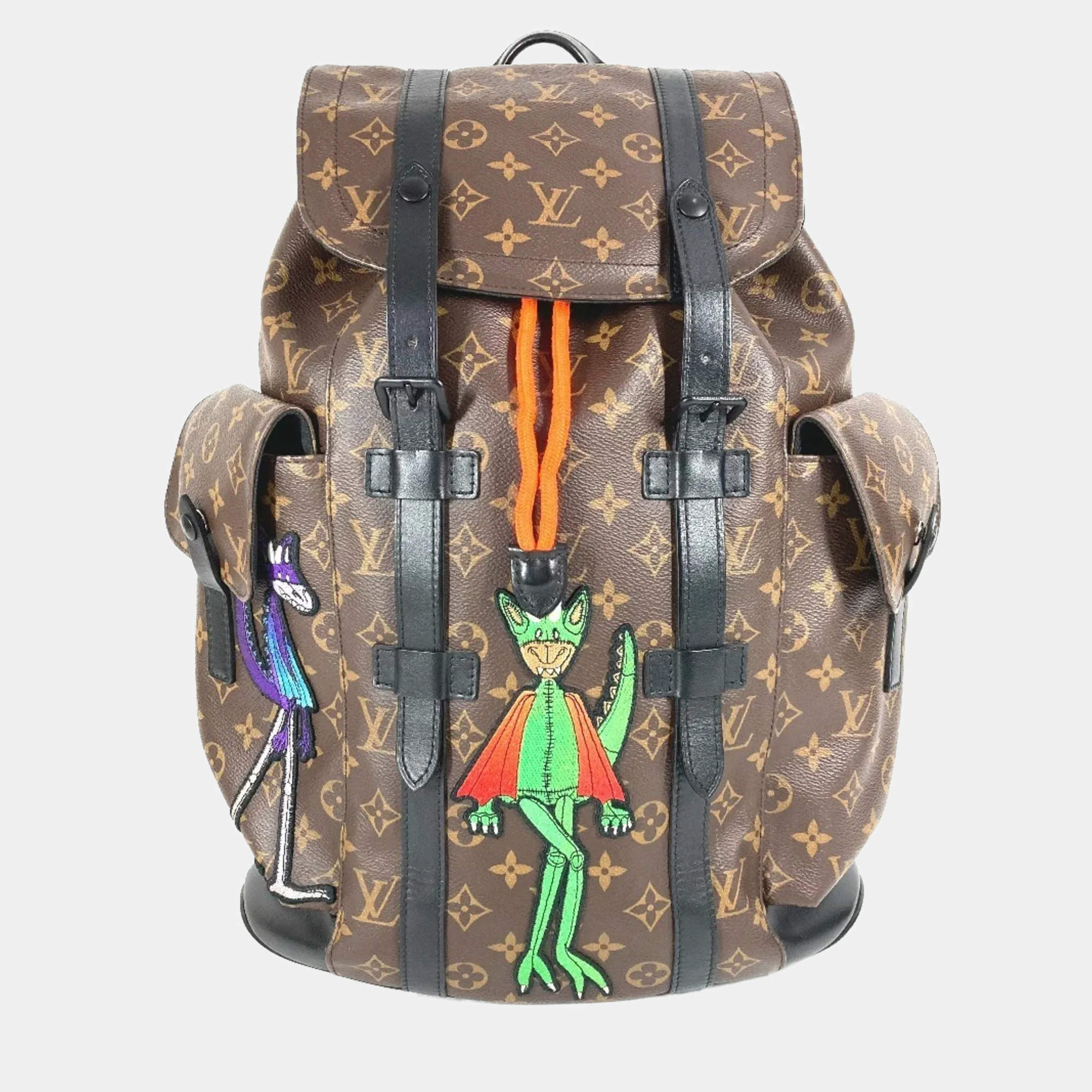 Pre Owned حقيبة ظهر لويس فيتون مونوجرام فيرجيل أبلوه كريستوفر بّي أم بني