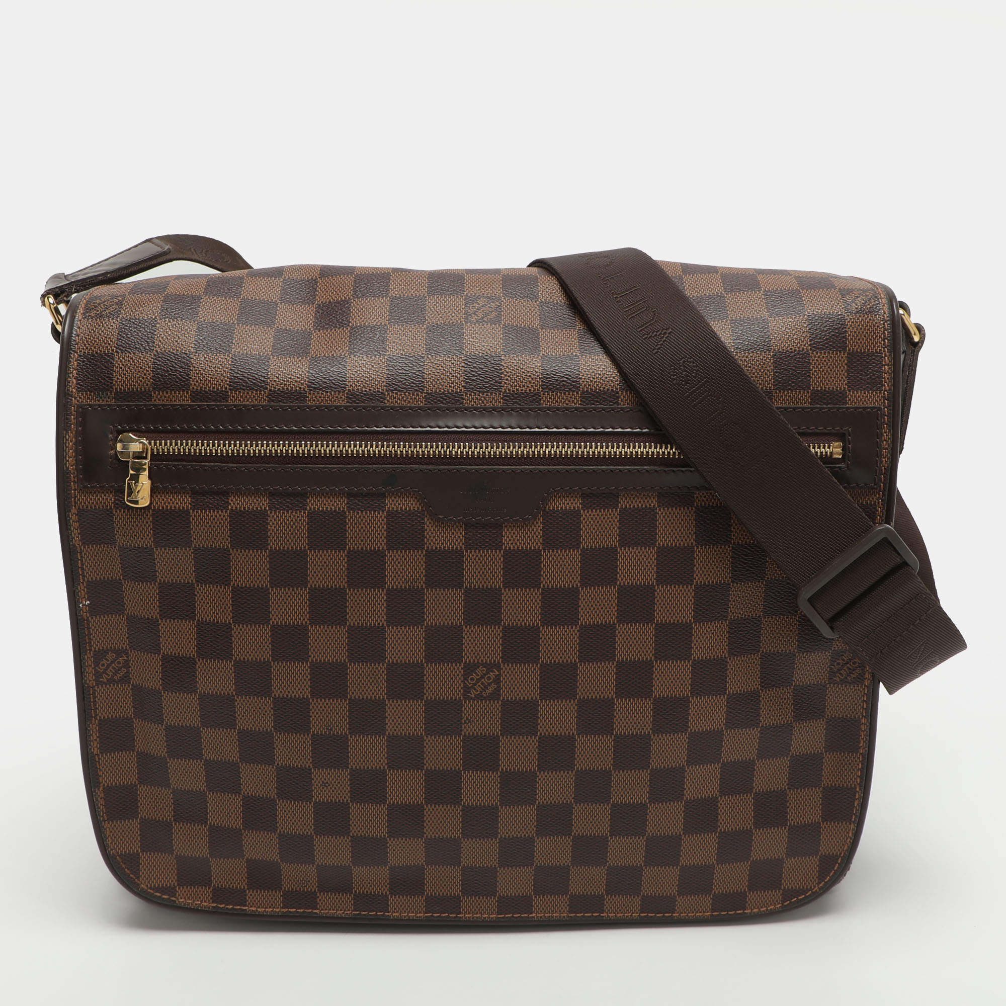 Pre Owned Louis Vuitton Spencer Damier Ebene Canvas Messenger Bag