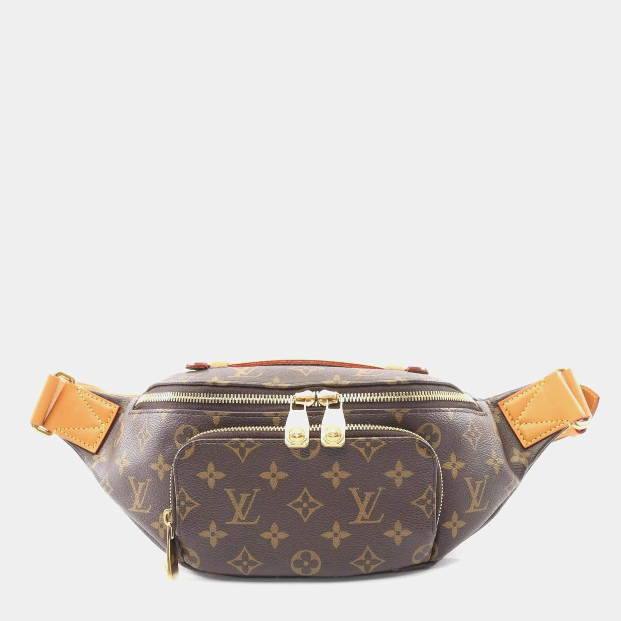 Pre Owned Louis Vuitton Rush Bum Bag Monogram Archive Waist Body Coated Canvas And Leather Monogram Brown
