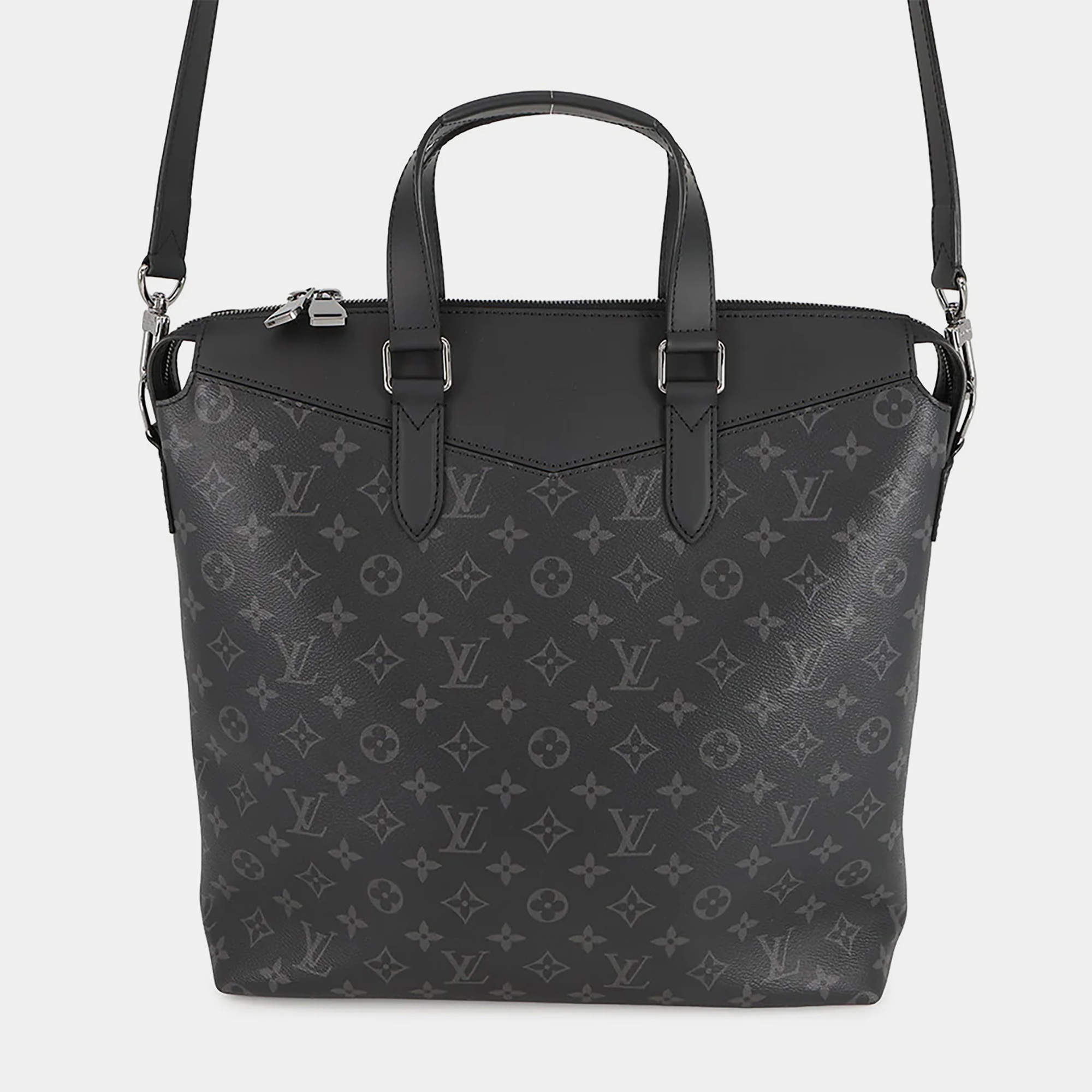 Pre Owned Louis Vuitton Explorer Noir Monogram Eclipse Tote Bag