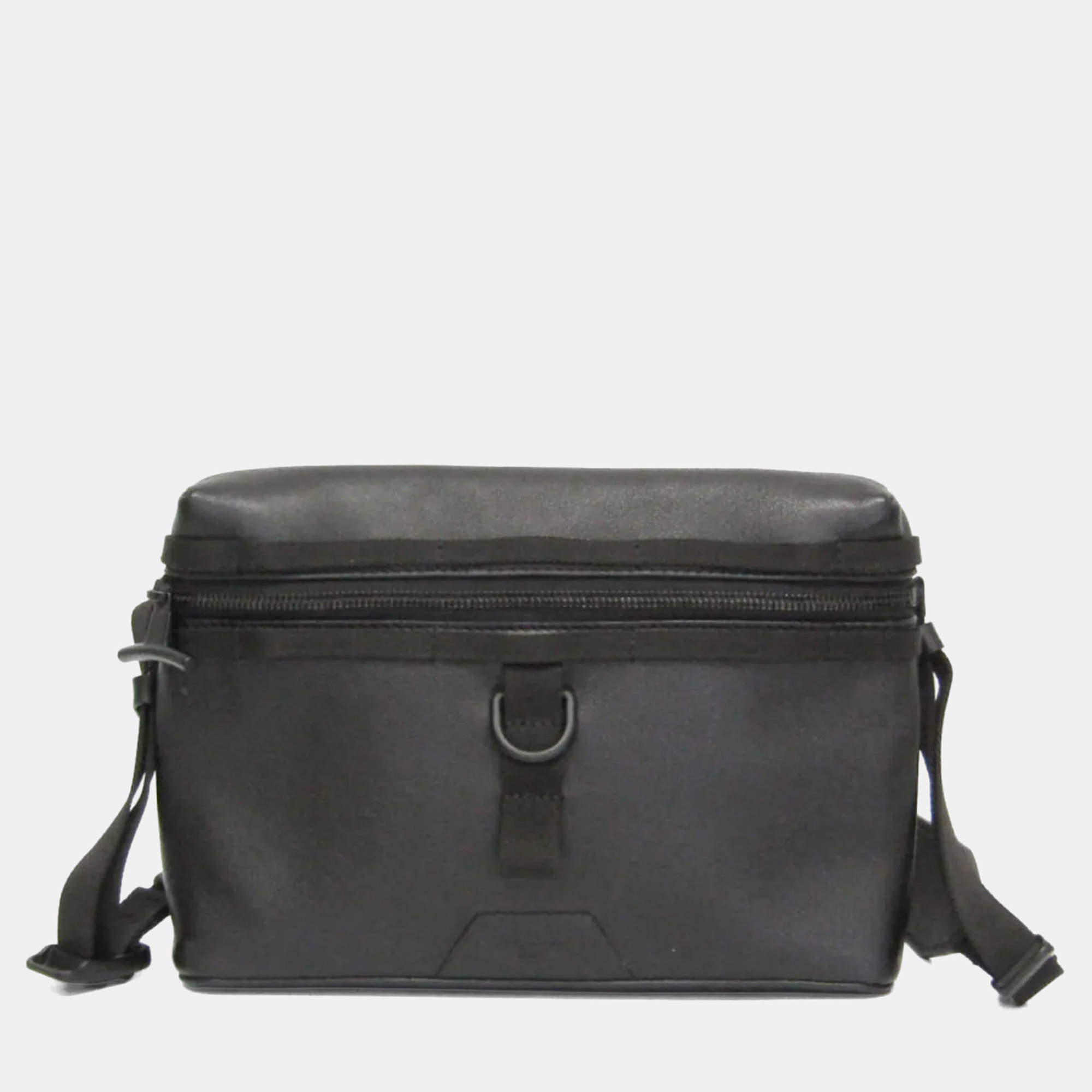 Pre Owned Louis Vuitton Dark Infinity Messenger PM Shoulder Bag Black