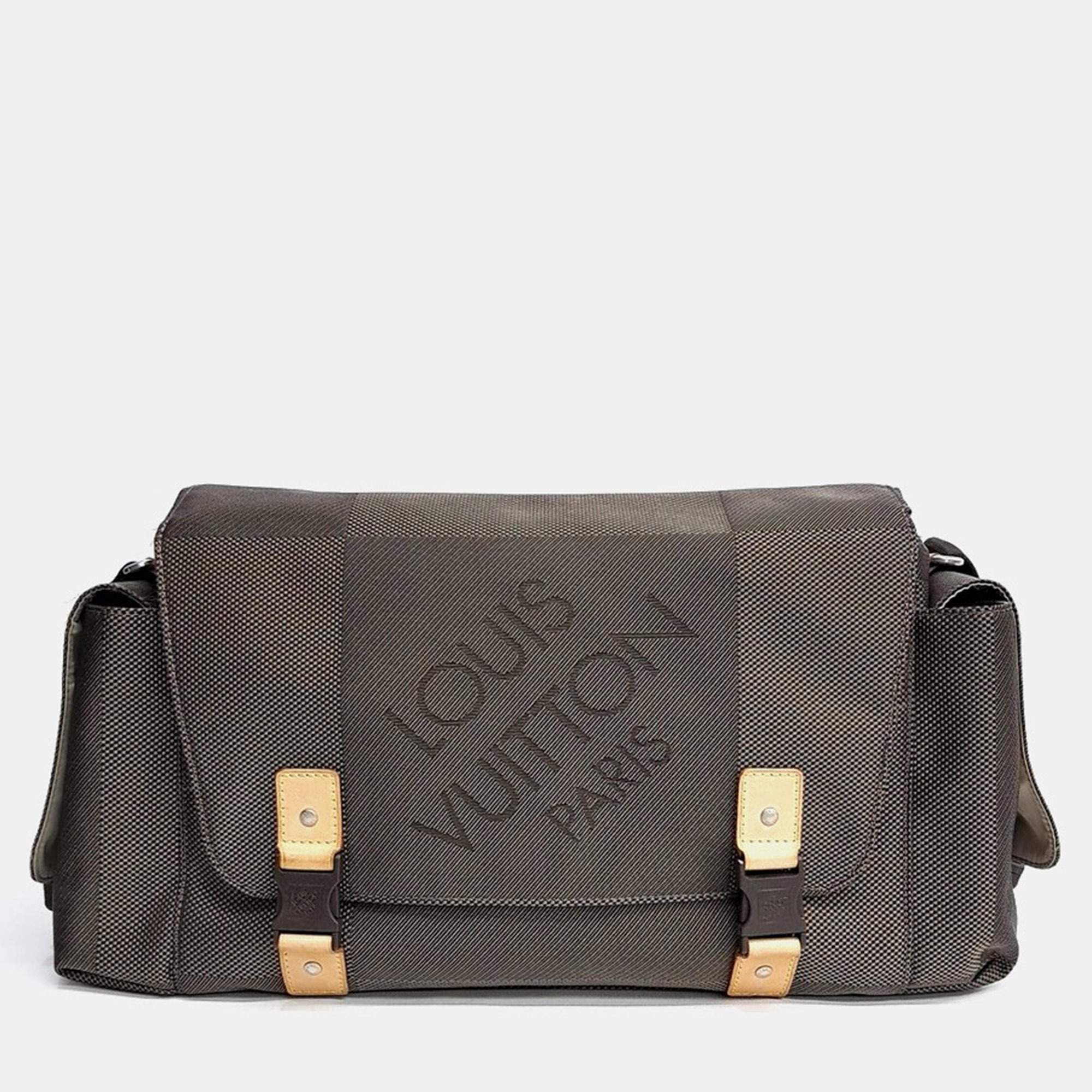 Pre Owned Louis Vuitton Damier Géant-Bélier Brown Canvas Bag