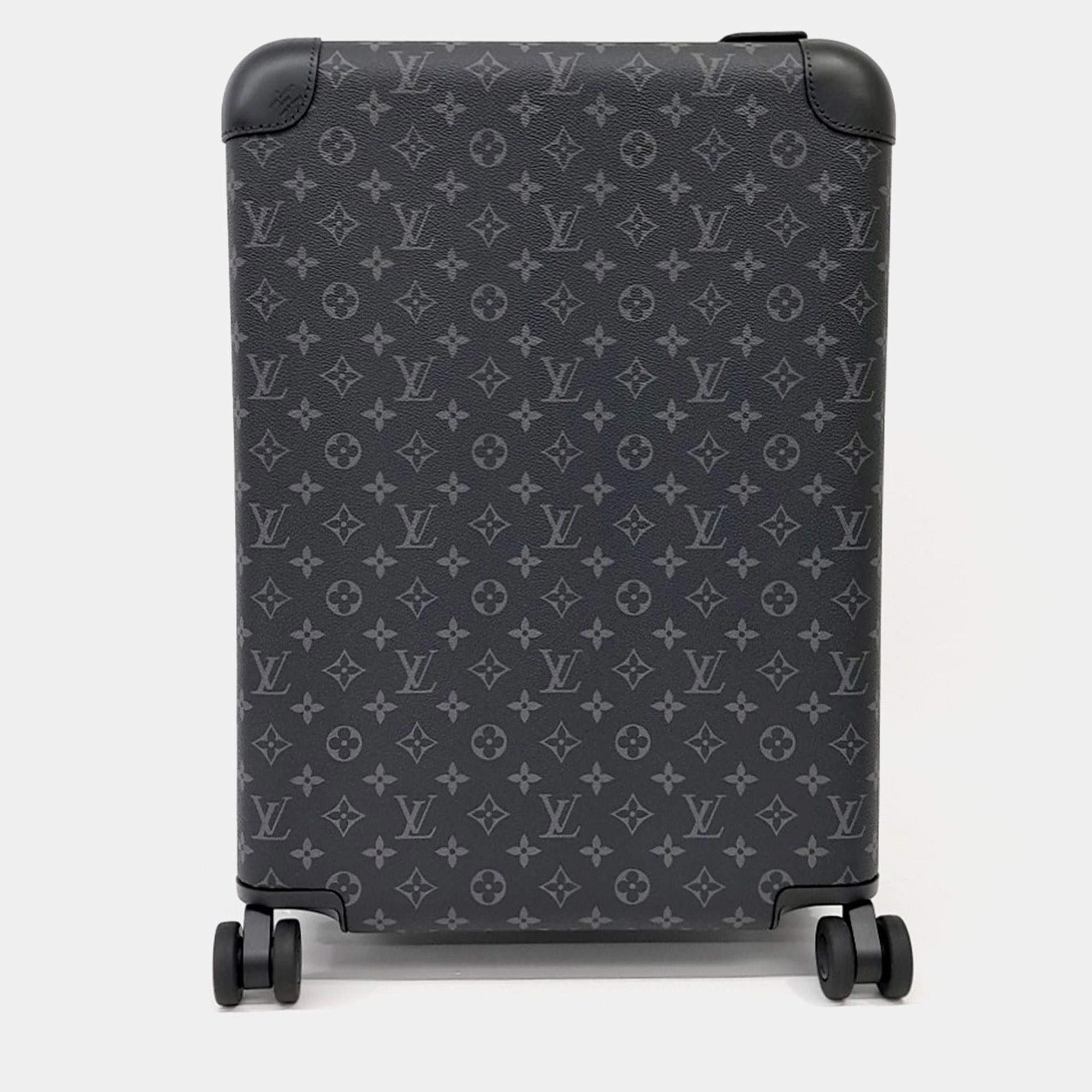 Pre Owned Louis Vuitton Eclipse Horizon Black Leather 55 M23002