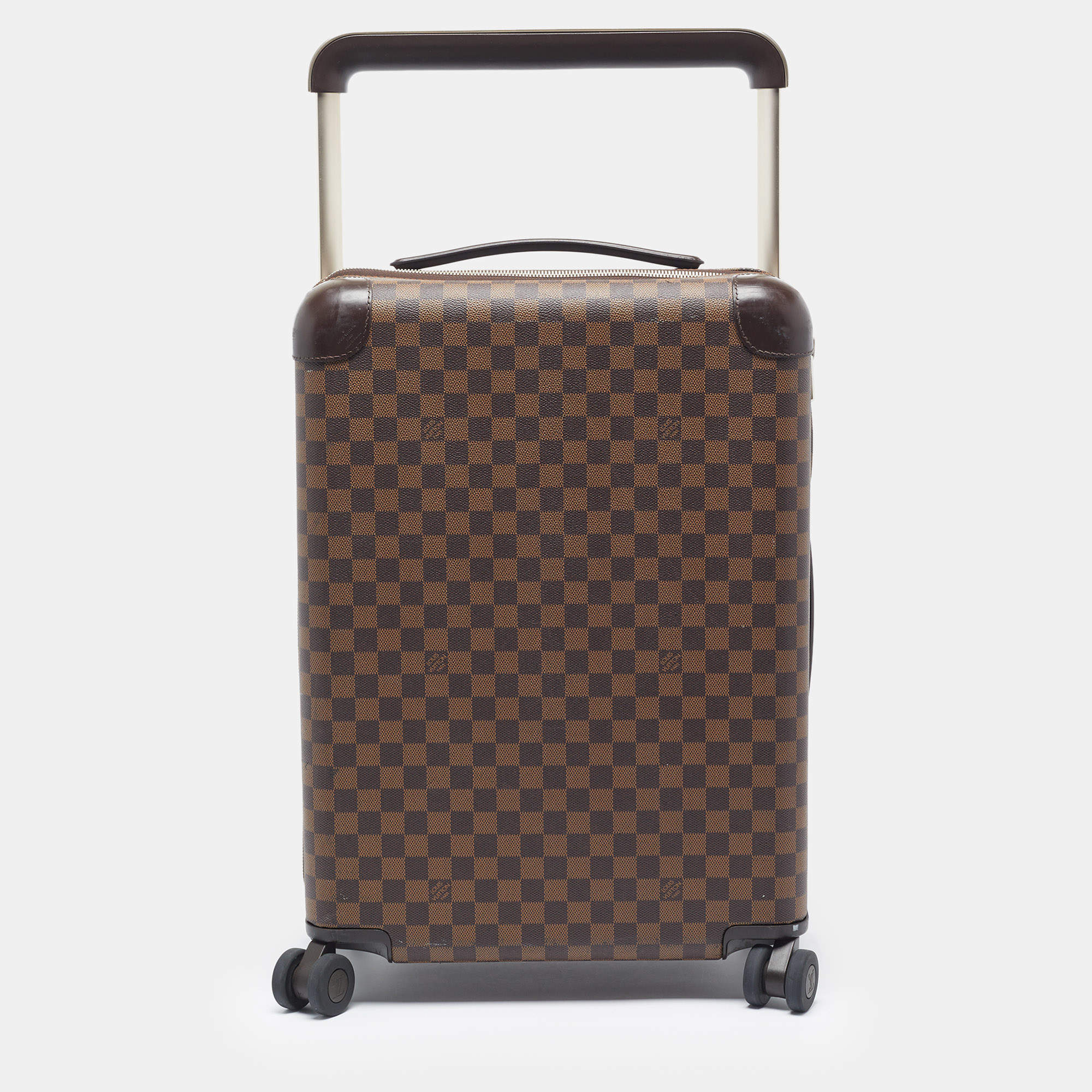 Pre Owned Louis Vuitton Horizon 55 Monogram Canvas Suitcase