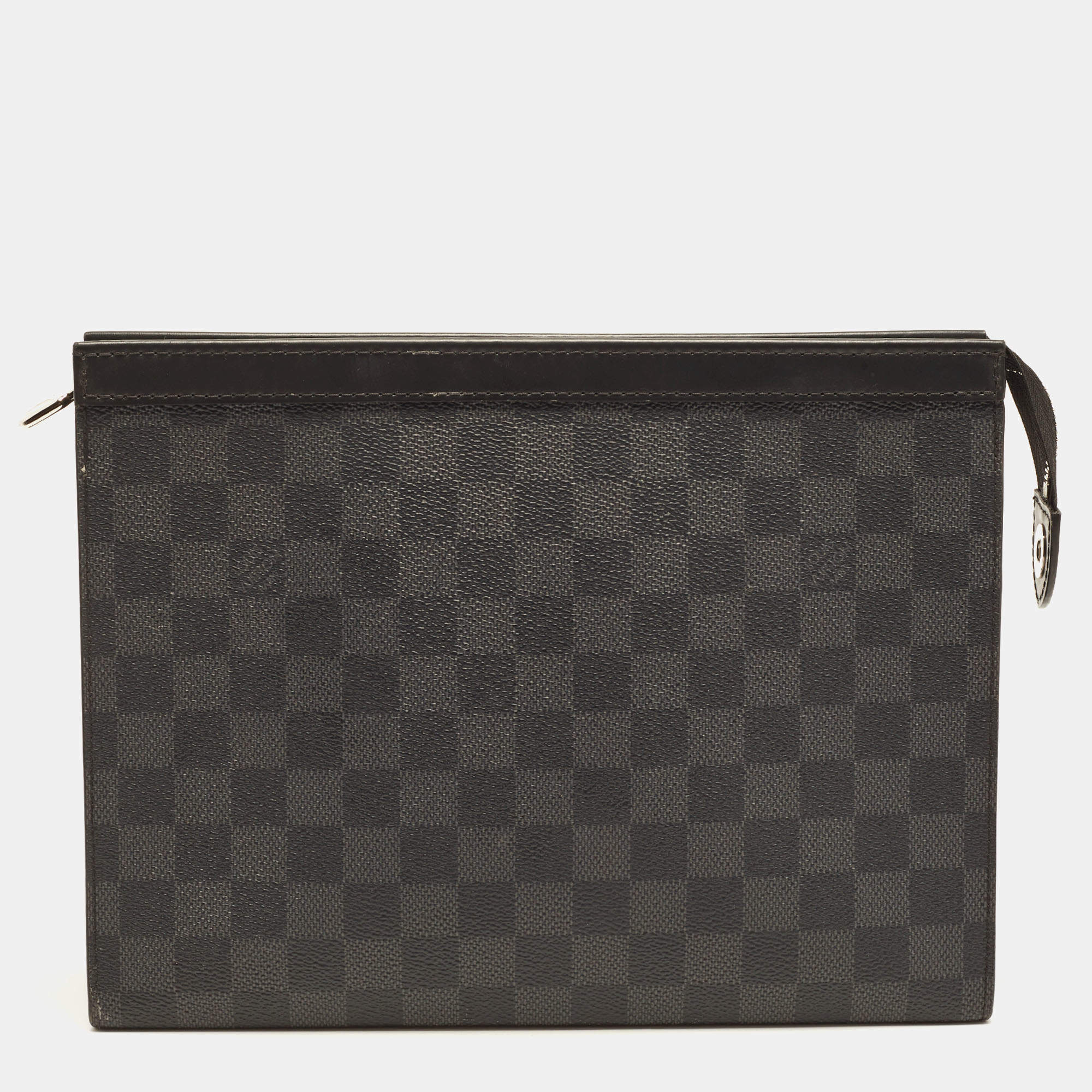 Pre Owned Louis Vuitton Voyage MM Damier Graphite Canvas Pochette