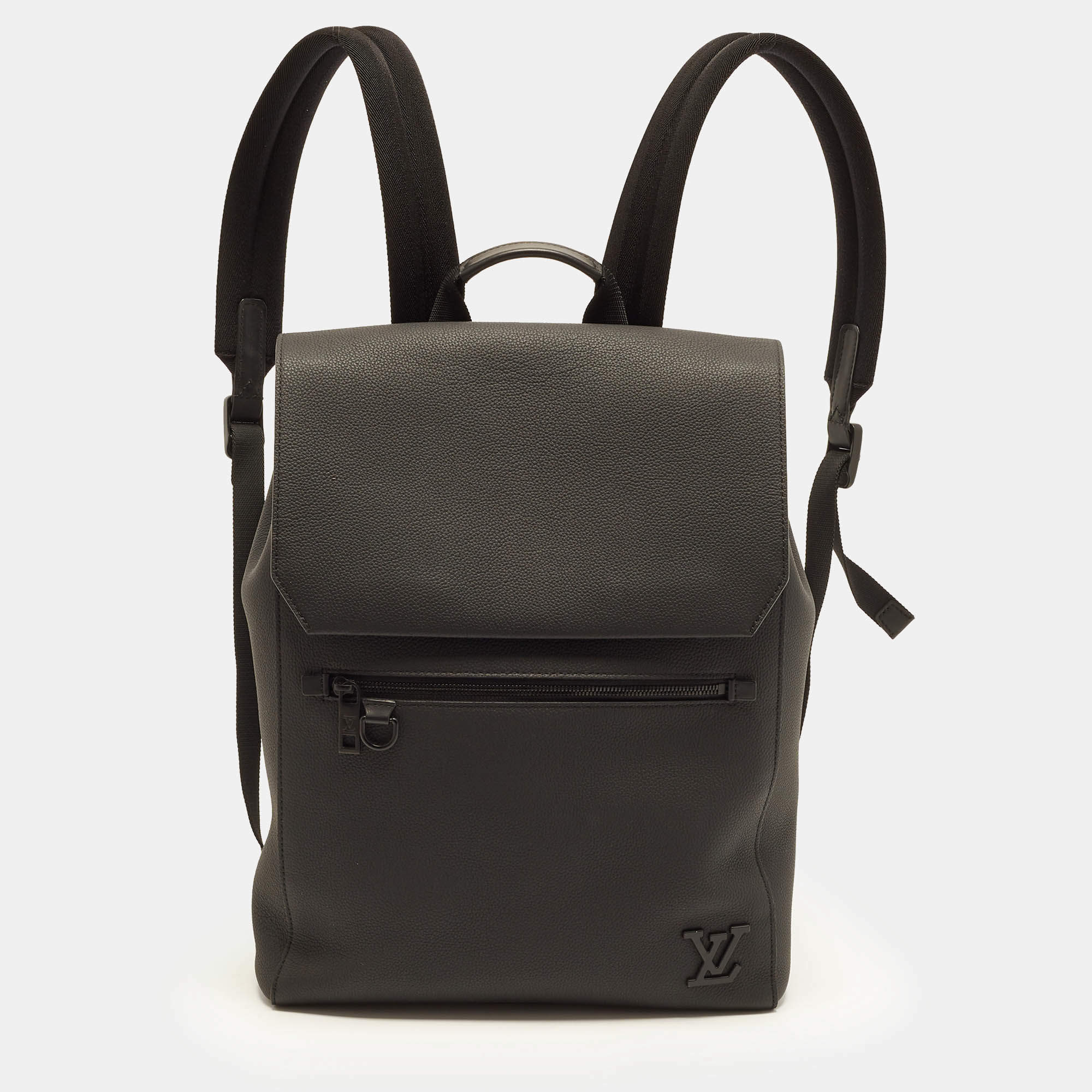 مملوكة مسبقًا Louis Vuitton Fastline Black Aerogram Leather Backpack