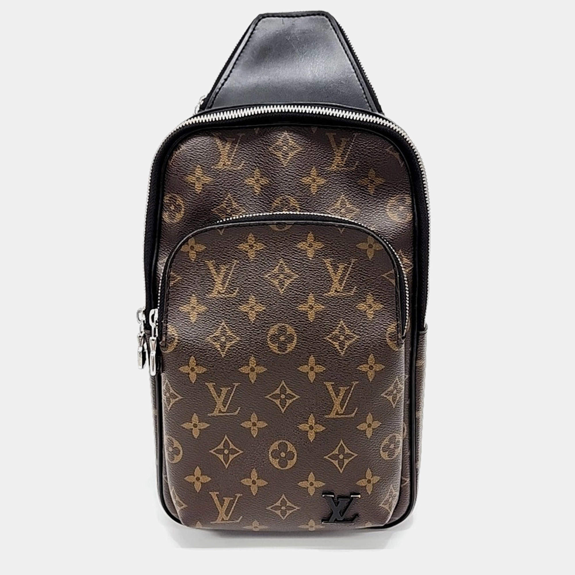 Pre Owned Louis Vuitton Macassar Avenue Slingback M45897