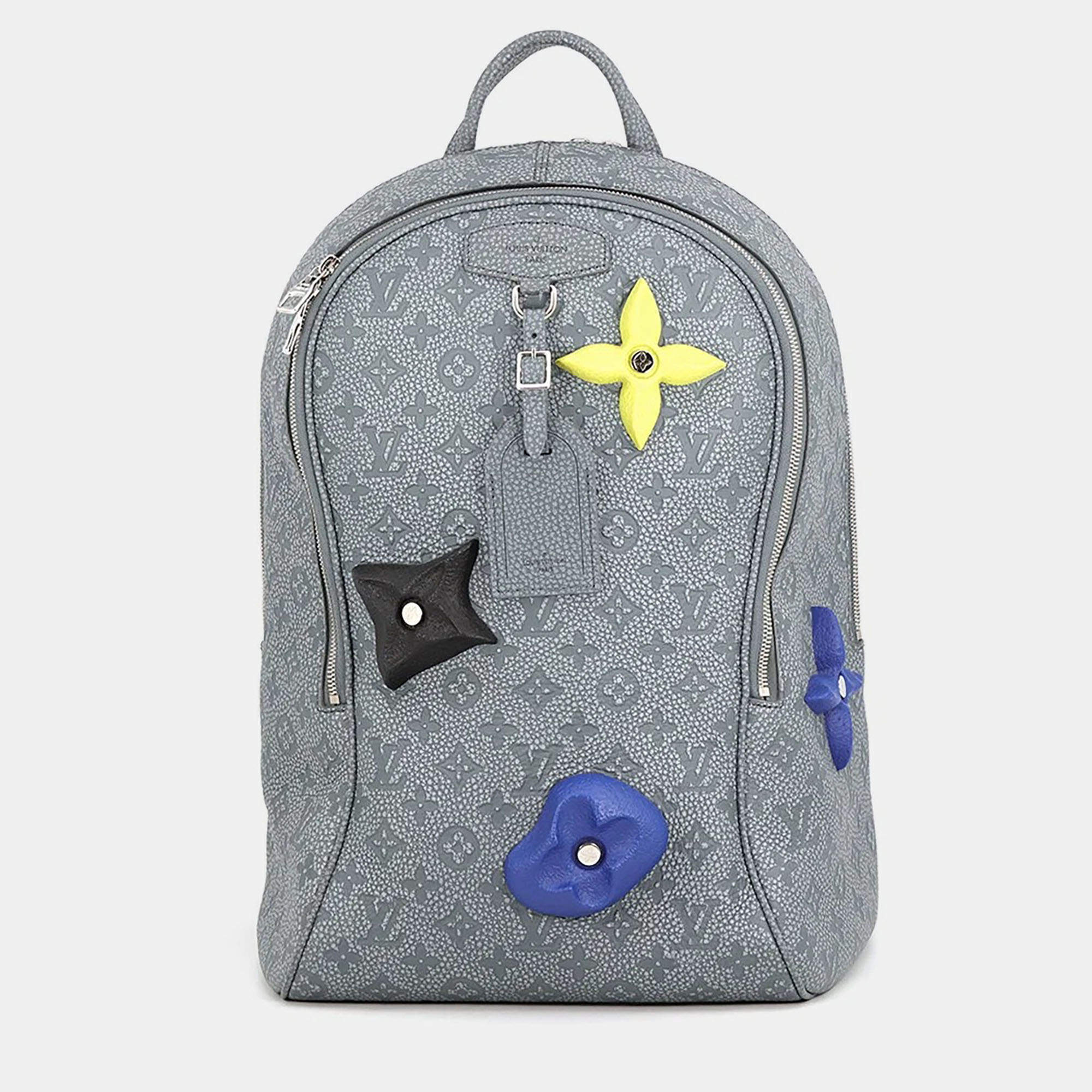 مملوكة مسبقًا Louis Vuitton Ellipse M20877 Gray Taurillon Leather Backpack Bag