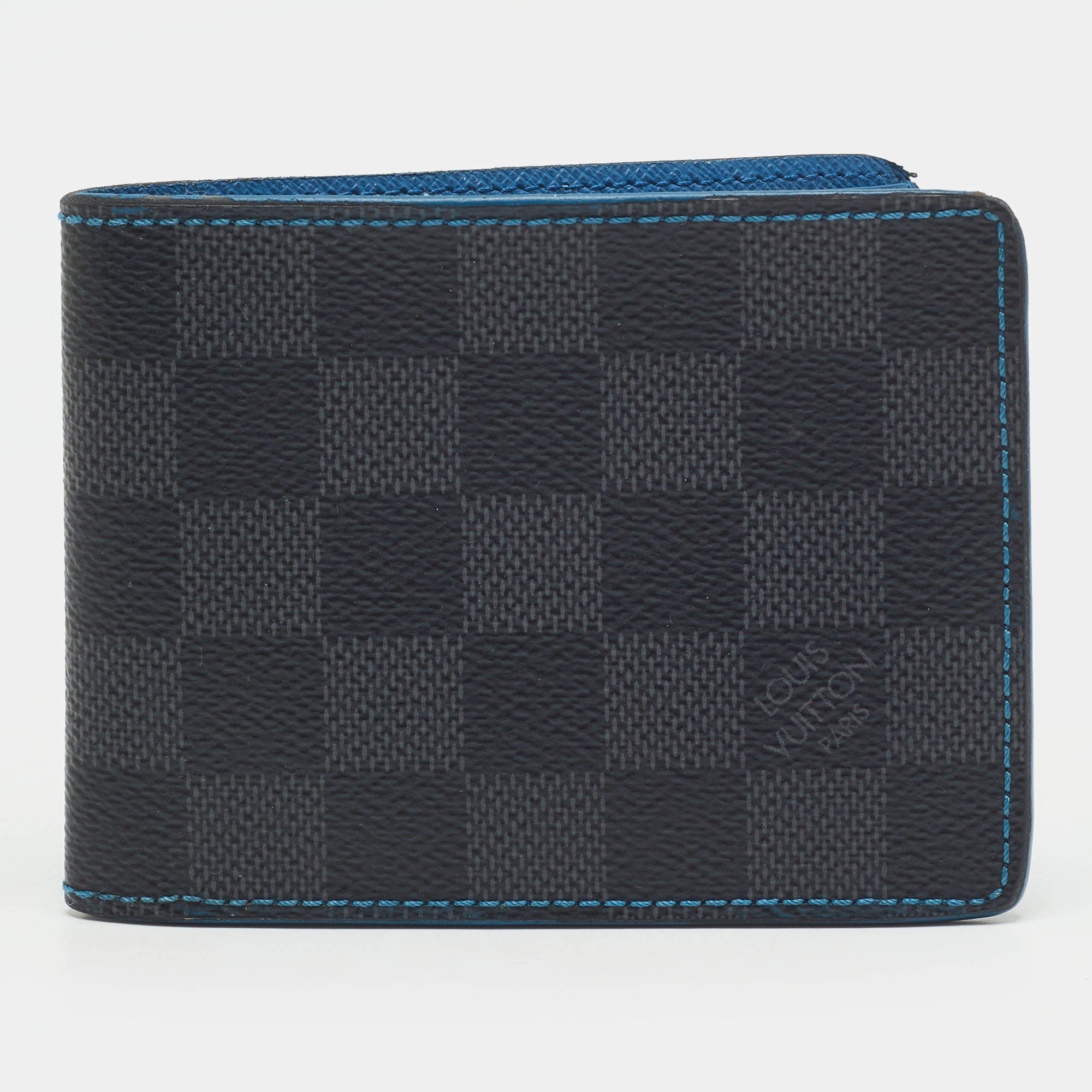 مملوكة مسبقًا Louis Vuitton Slender Damier Graphite Canvas Bifold Wallet