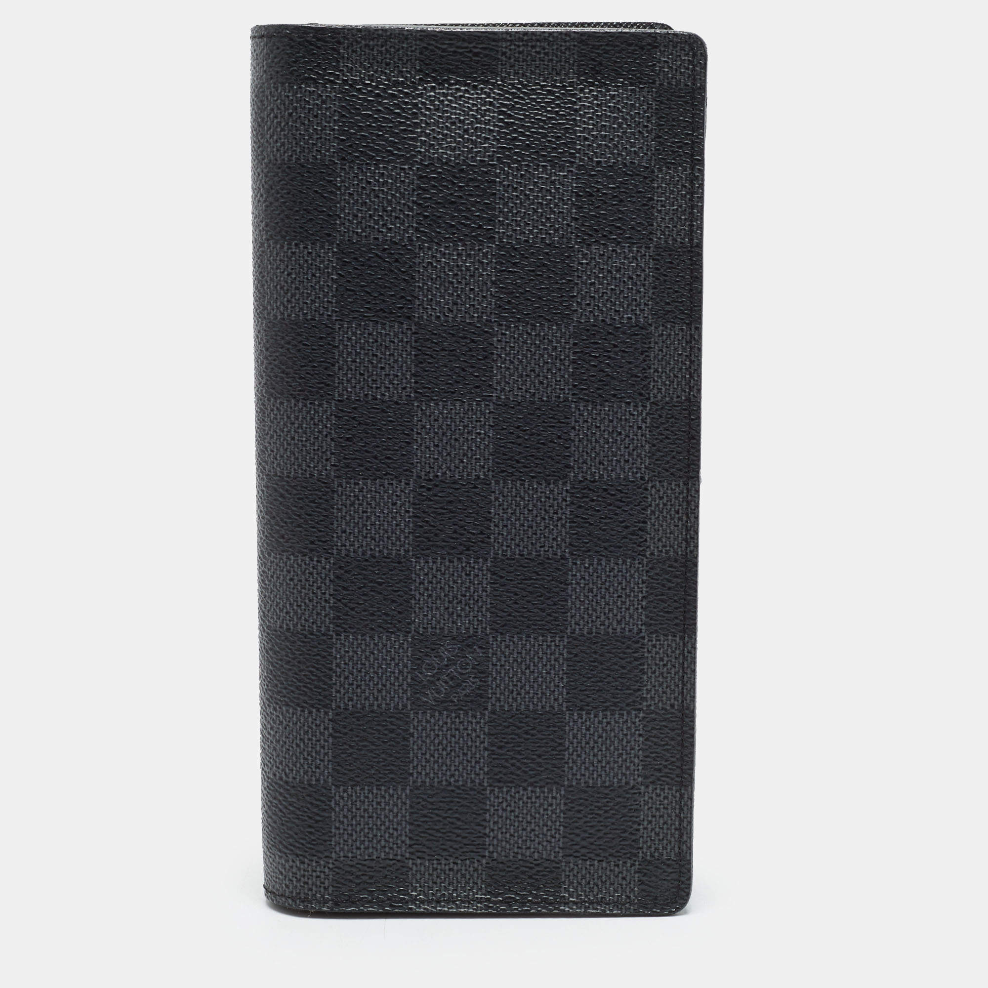 مملوكة مسبقًا Louis Vuitton Brazza Damier Graphite Canvas Wallet