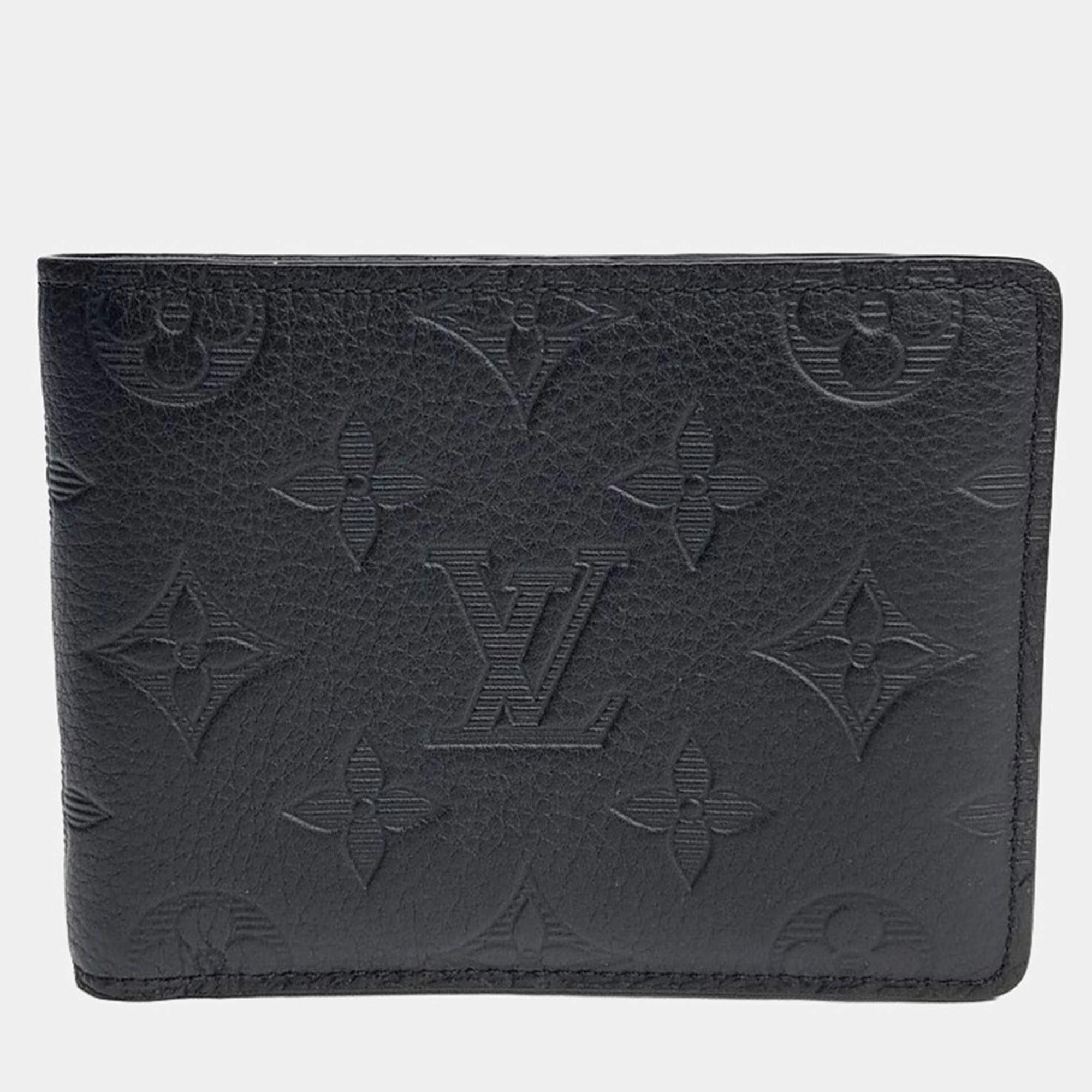 Pre Owned Louis Vuitton Monogram Shadow Multiple Wallet
