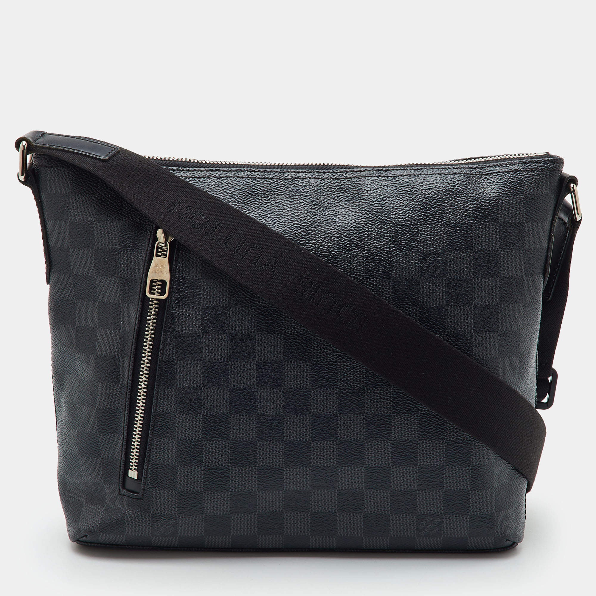 Pre Owned Louis Vuitton Mick PM Damier Graphite Canvas Bag
