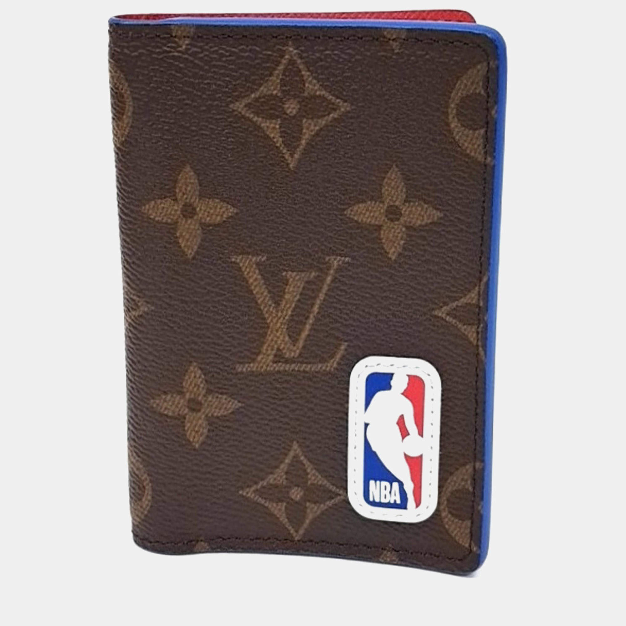 Pre Owned Louis Vuitton x NBA Monogram Brown Canvas  Pocket Organizer