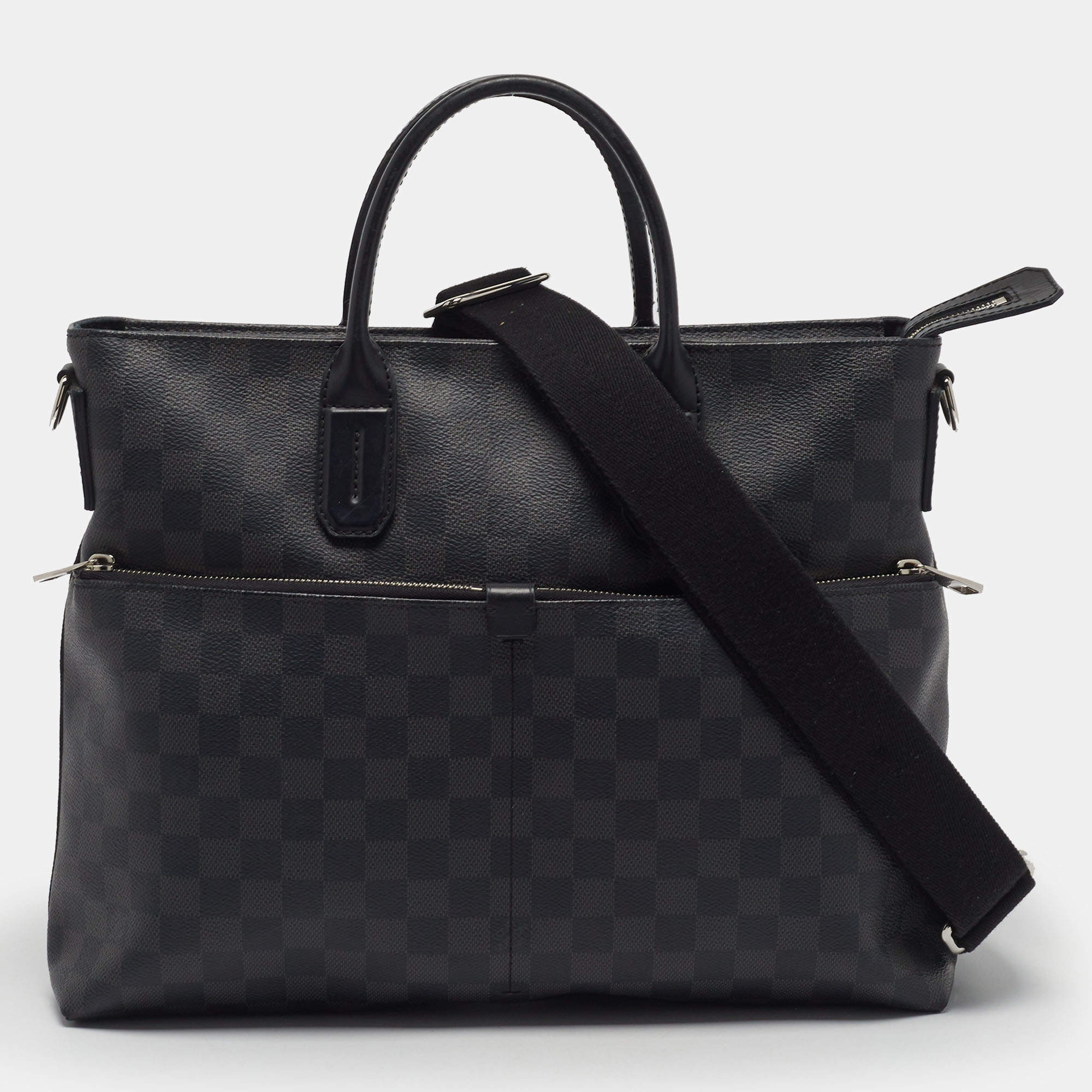 Pre Owned Louis Vuitton 7 Days a Week Damier Graphite Canvas Bag