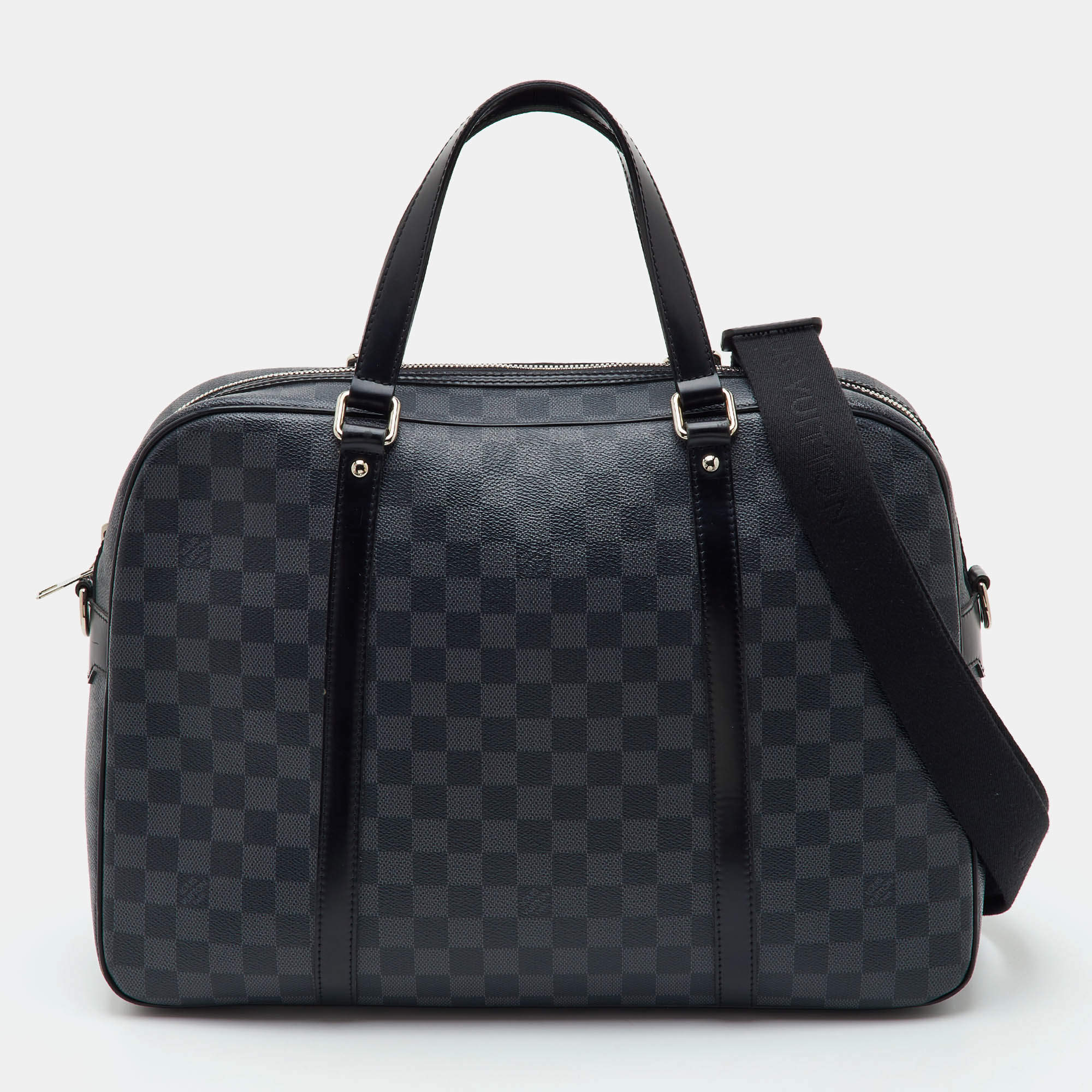 Pre Owned Louis Vuitton Jorn Damier Graphite Canvas Bag