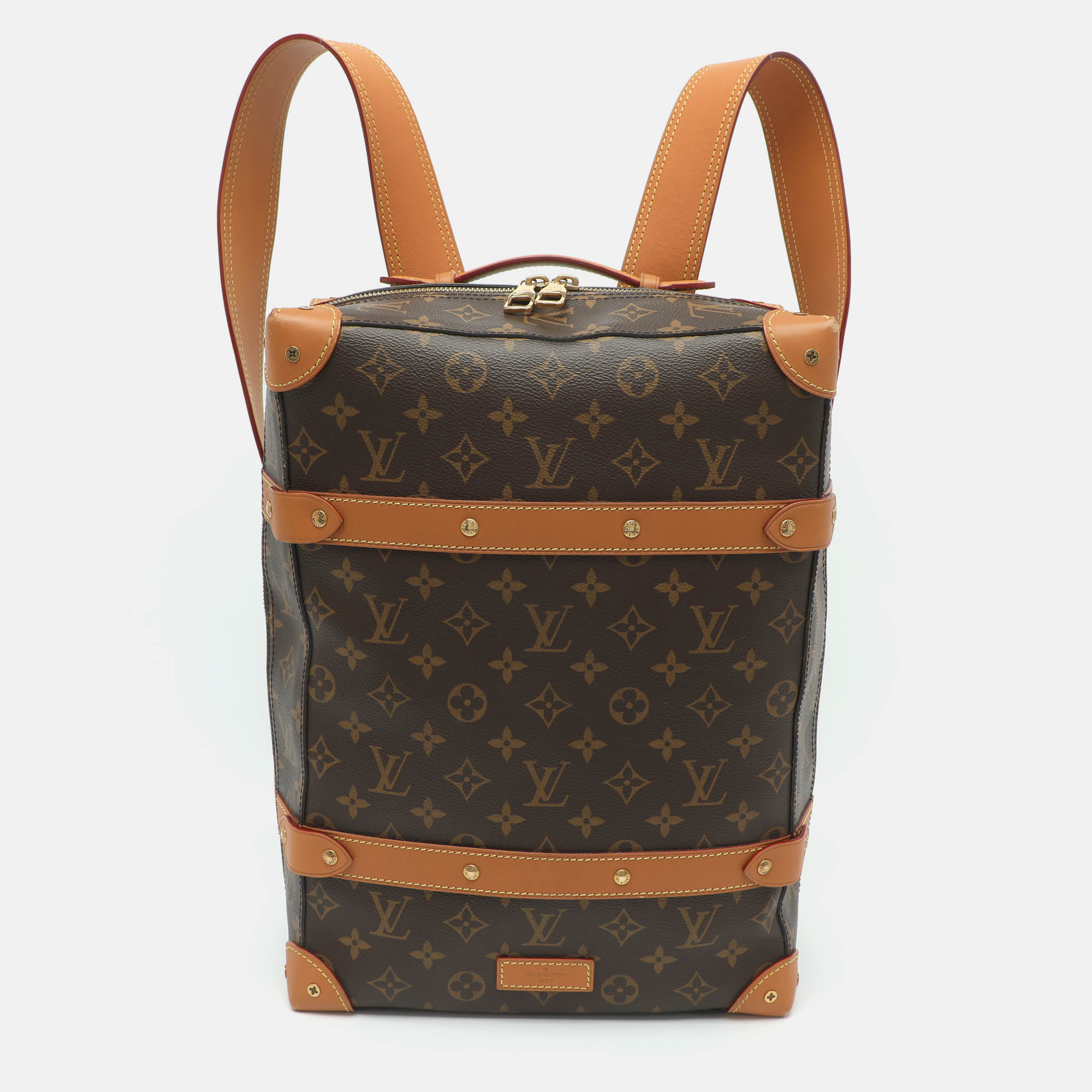 Pre Owned Louis Vuitton Soft Trunk PM Monogram Canvas Backpack