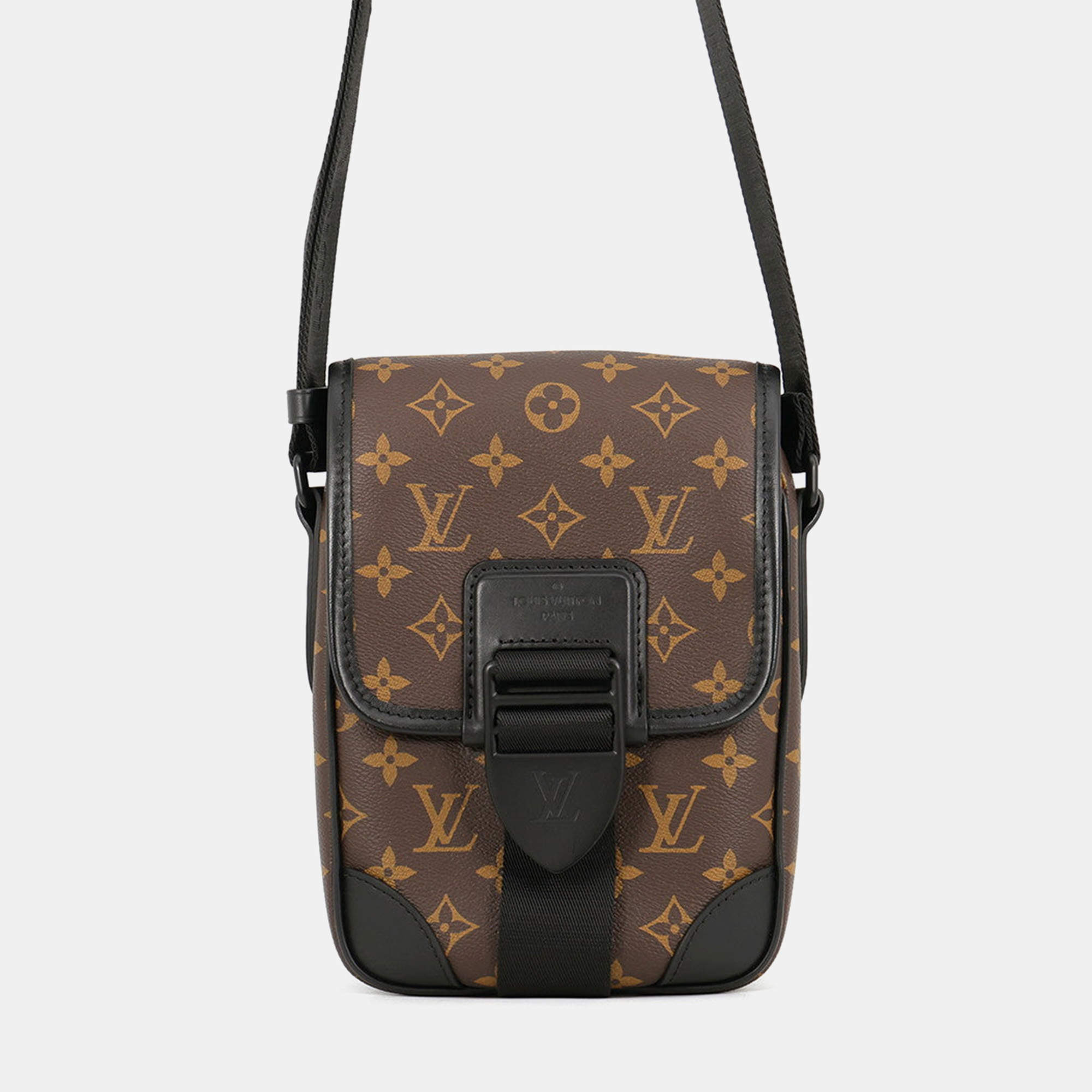 مملوكة مسبقًا Louis Vuitton Archie Messenger PM Monogram Macassar Canvas Crossbody Bag