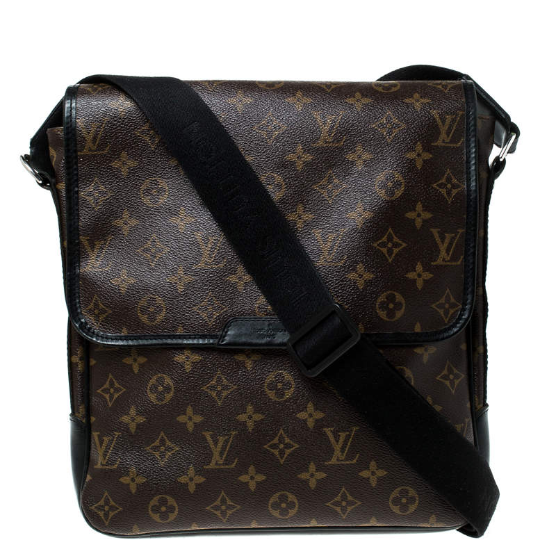 Louis Vuitton Monogram Macassar Canvas Bass MM Messenger Bag Louis Vuitton  | The Luxury Closet