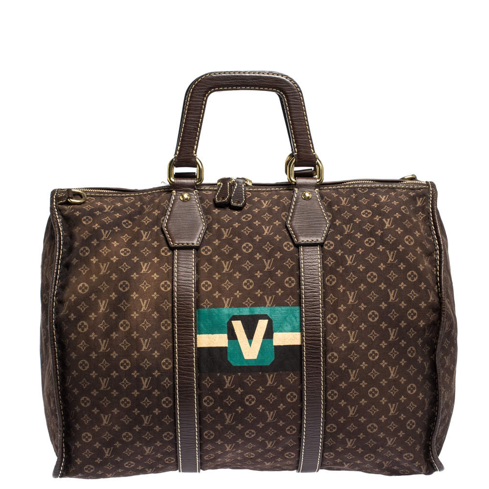Louis Vuitton Monogram Mini Lin Initiales Keepall Bag
