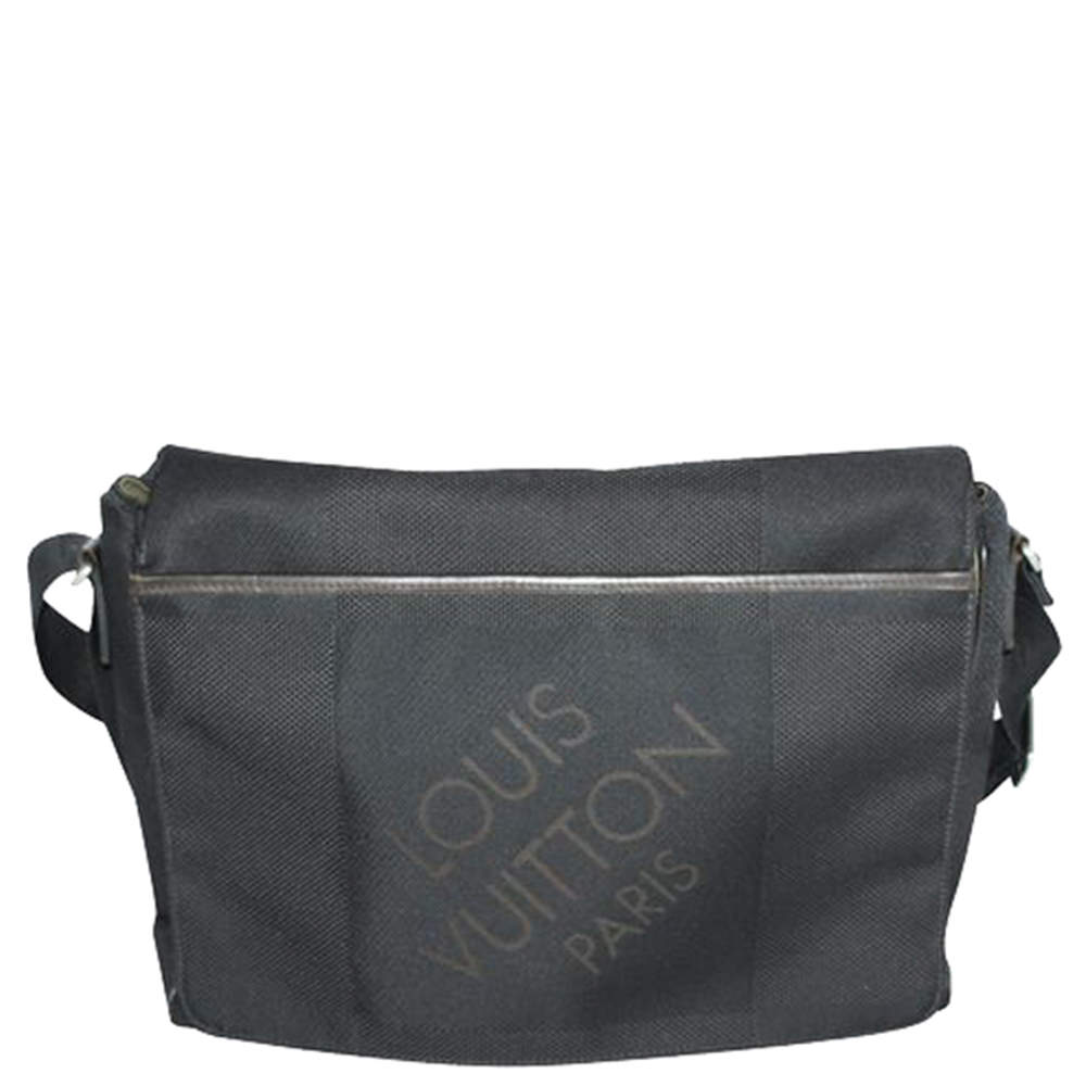 Louis Vuitton Dark Brown/Black Canvas Messenger Bag 