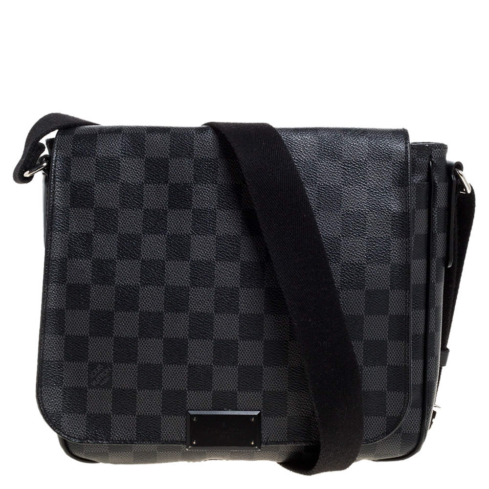 Louis Vuitton Damier Graphite Canvas District PM Bag