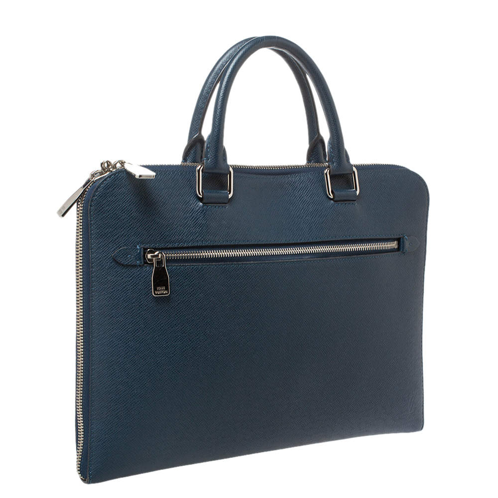 Louis Vuitton Ardoise Taiga Leather Neo Robusto 1 Briefcase Bag - Yoogi's  Closet