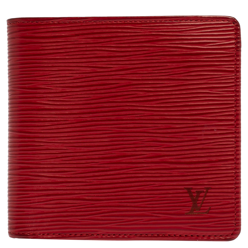 Louis Vuitton Leather Red Wallets for Men for sale