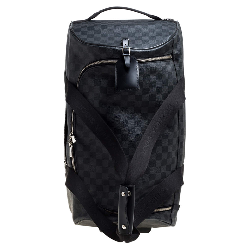 Louis Vuitton Black Damier Graphite Neo Eole 55 Rolling Duffle Trolley  825lv60 at 1stDibs