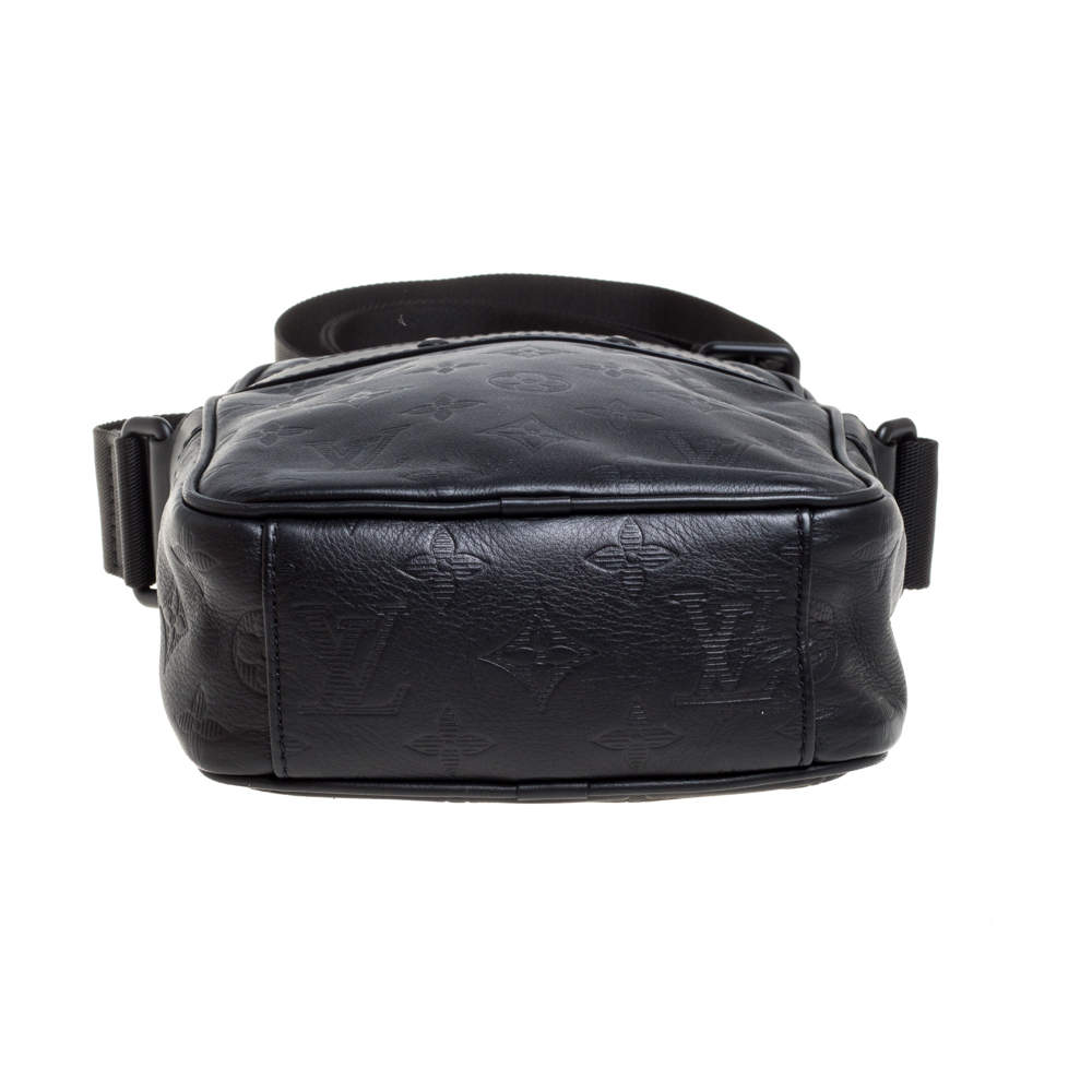 Louis Vuitton Danube Shadow Black Leather ref.118528 - Joli Closet