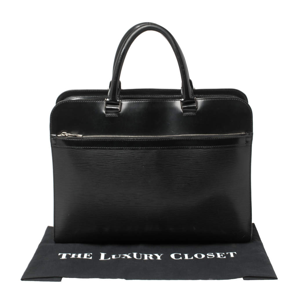 Louis Vuitton Epi Bassano GM - Black Briefcases, Bags - LOU259361