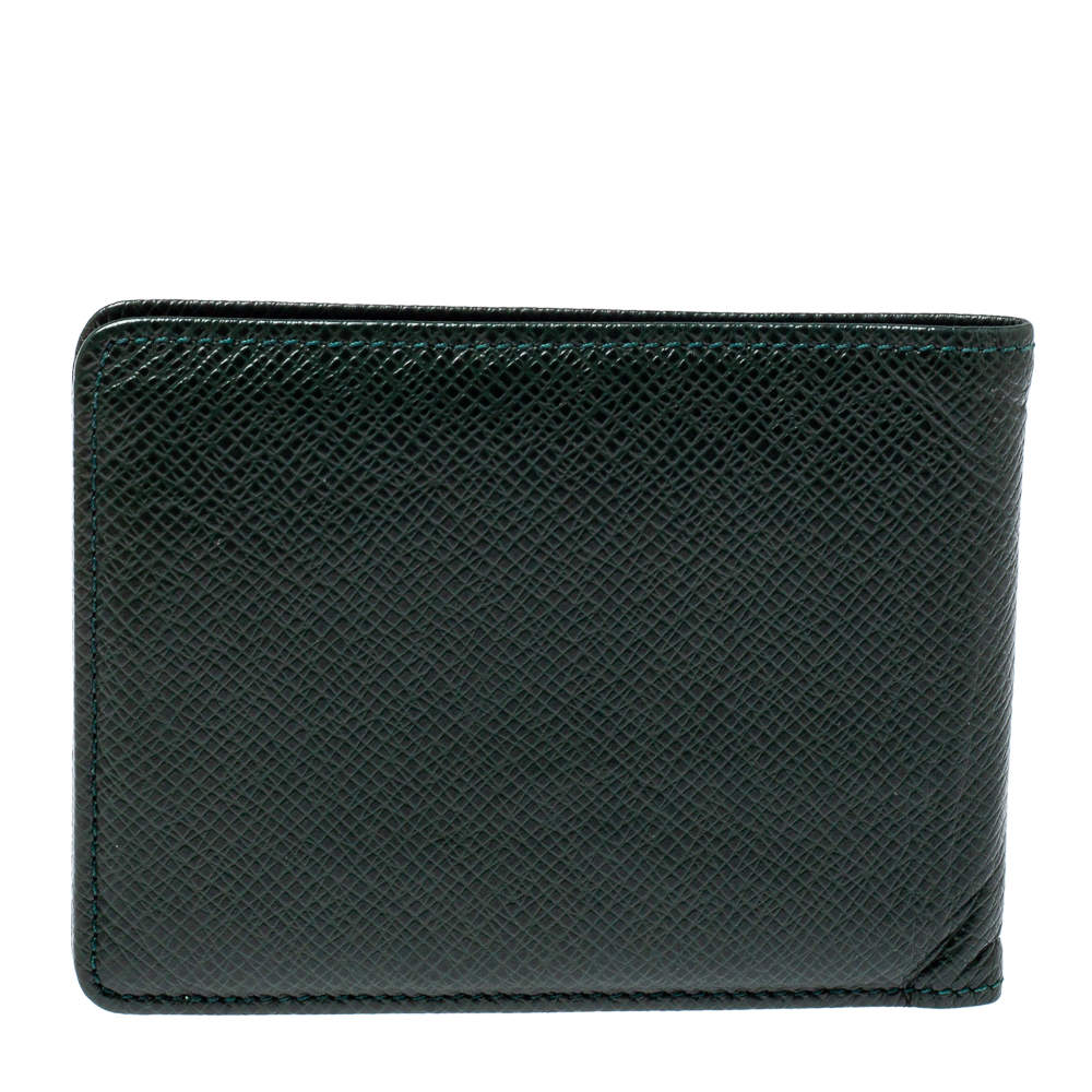 ルイヴィトン 二つ折り財布 タイガ ポルトフォイユ・ミュルティプル M30295 LOUIS VUITTON 財布 メンズ 黒