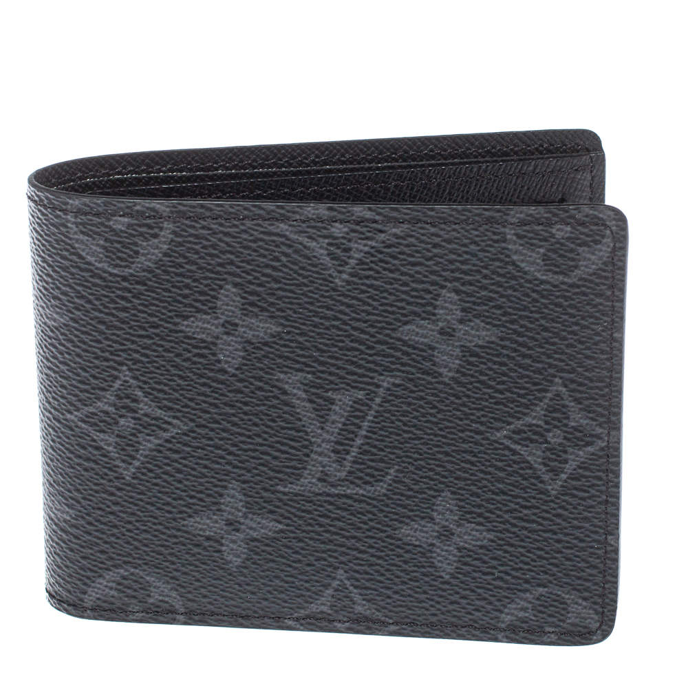 Louis Vuitton Grey Galaxy Monogram Canvas Multiple Bifold Wallet at 1stDibs