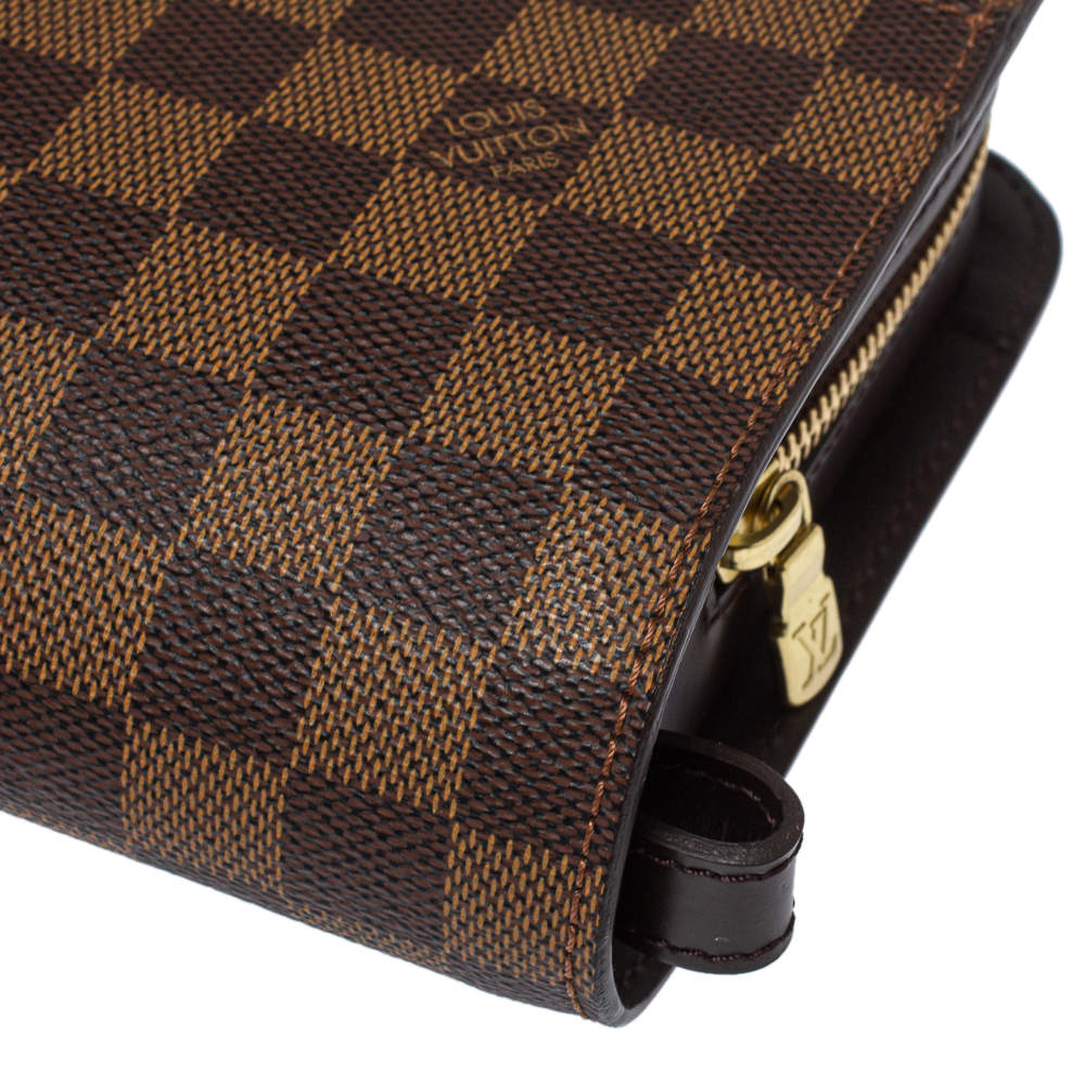 Louis Vuitton Damier Ebene Pochette Saint Louis N51993 Brown Cloth  ref.929220 - Joli Closet