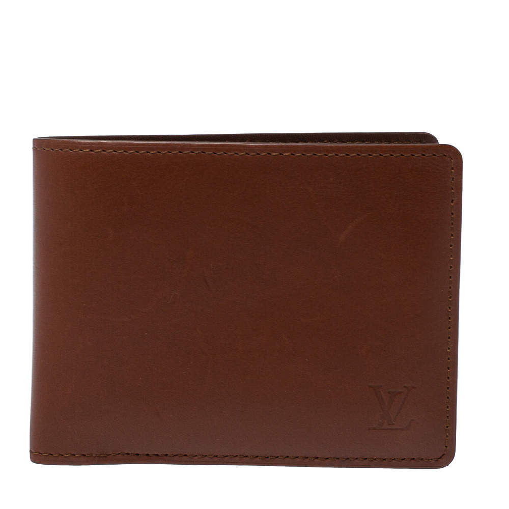 Louis Vuitton Brown Nomade Leather Multiple Wallet