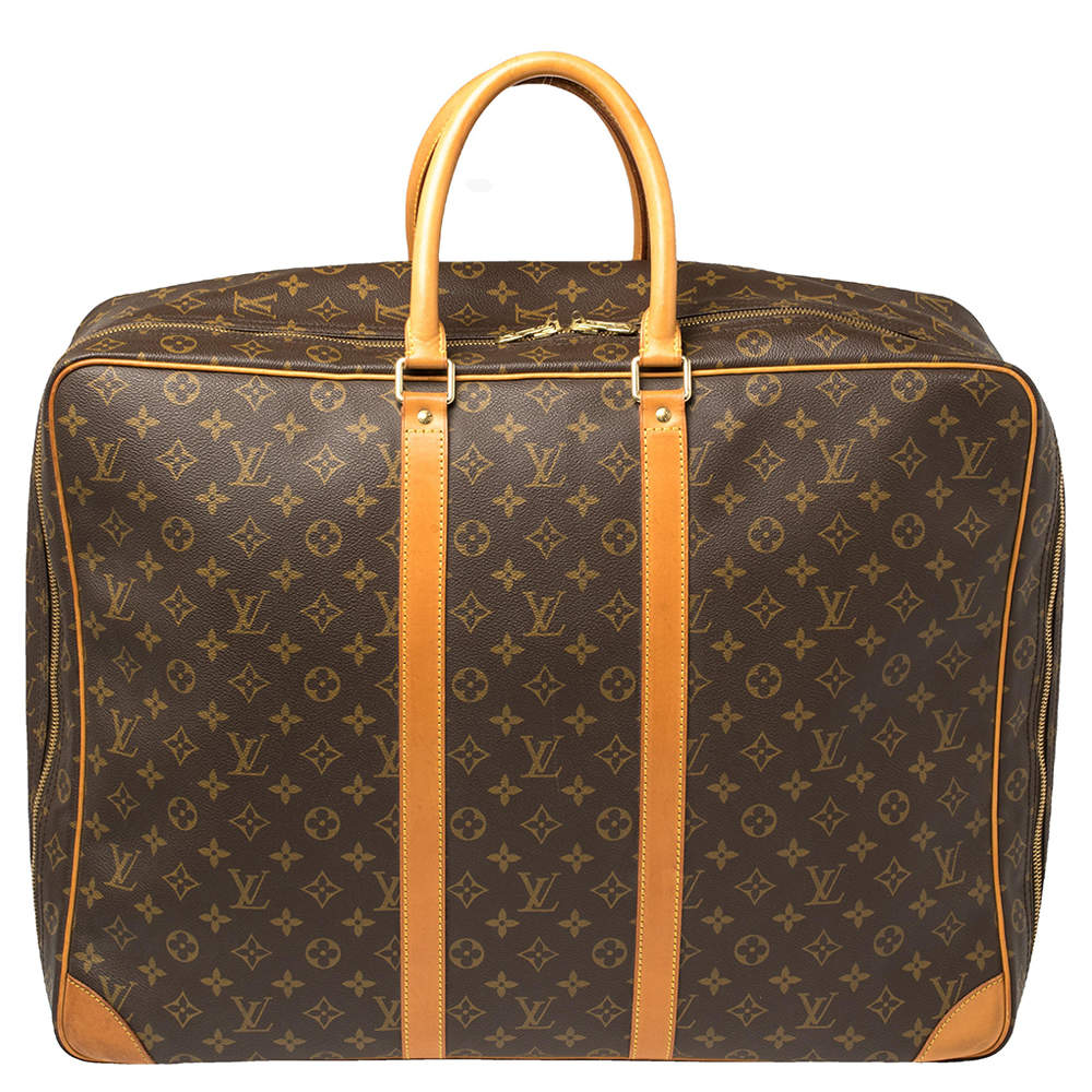 LOUIS VUITTON Sirius 55 Monogram Canvas Suitcase Travel Bag - E5208 