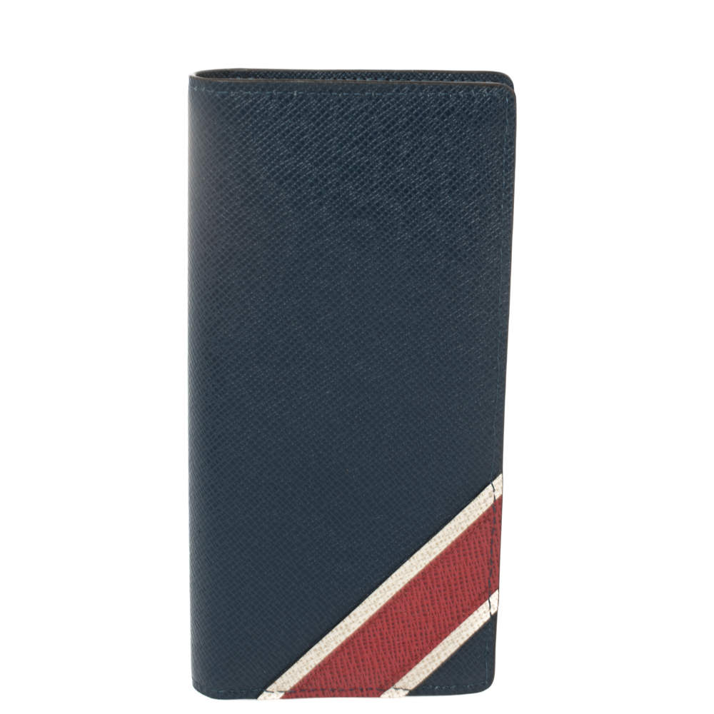 Louis Vuitton Bleu Marine Taiga Leather Brazza Wallet