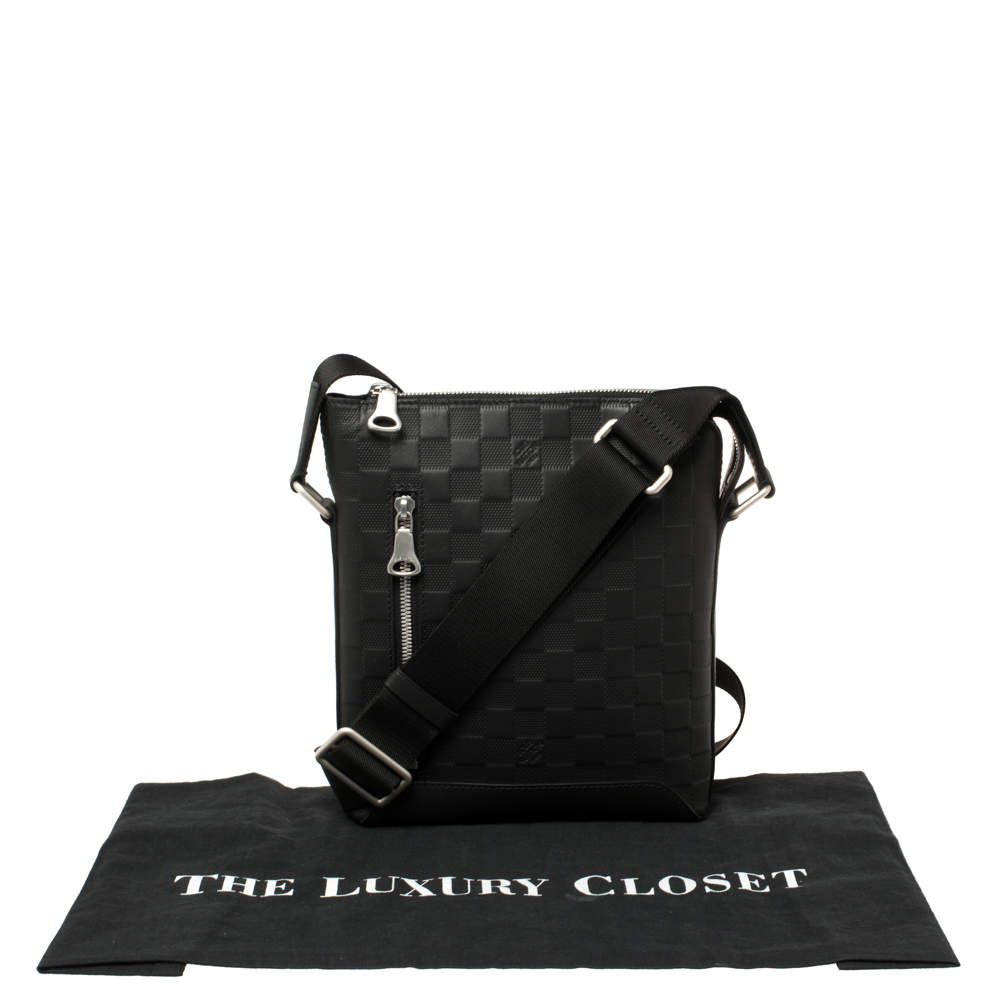 LOUIS VUITTON Damier Infini Gris Discovery Messenger BB – The Luxury Lady