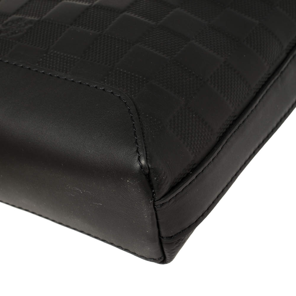 Louis Vuitton Discovery Messenger Bag Damier Infini Leather MM Black 5639725