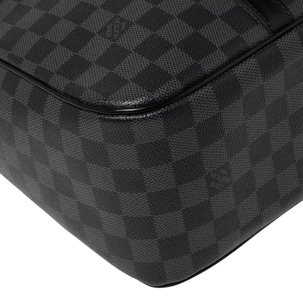 PRELOVED Louis Vuitton Jorn Damier Graphite Briefcase BA1069