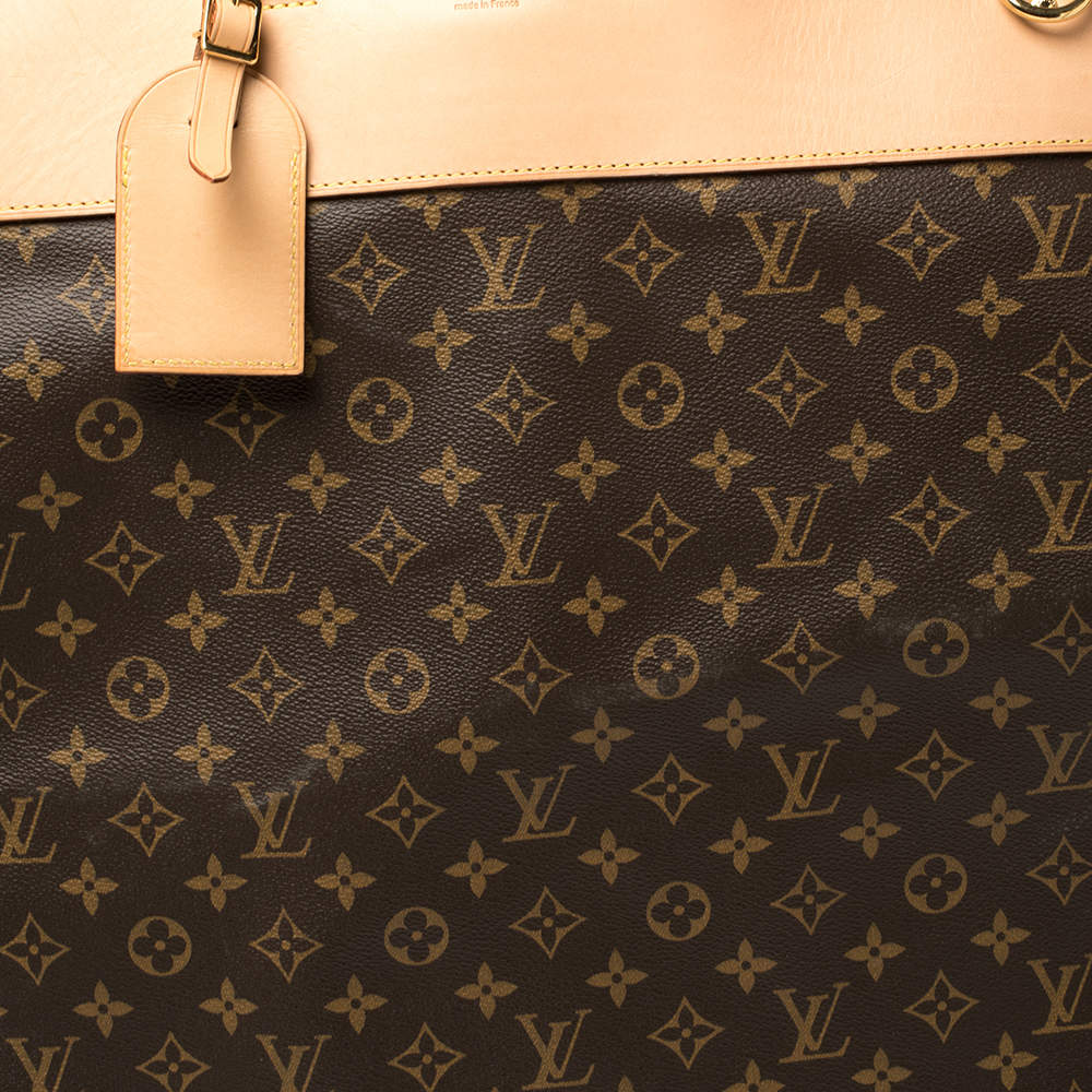 Louis Vuitton Garment Carrier Bag Monogram Canvas Two Hangers Brown  121292342
